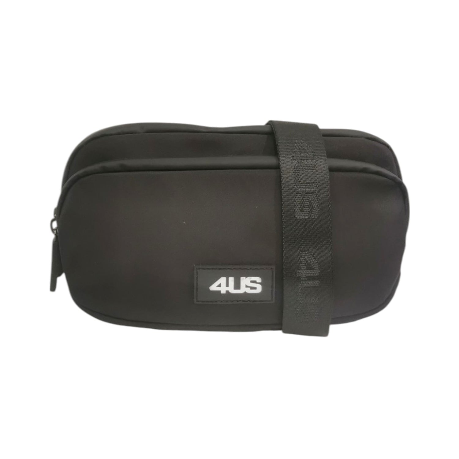 4US Marsupio Nero in Tessuto da Uomo