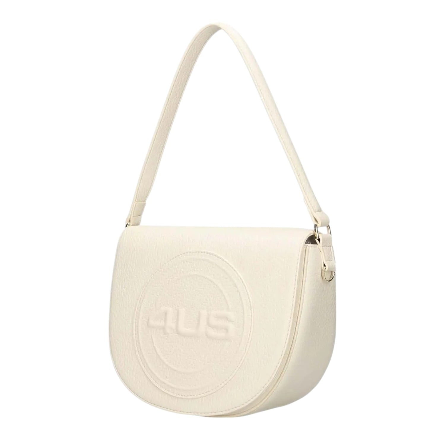 4US Borsa a Spalla Piccola Beige da Donna