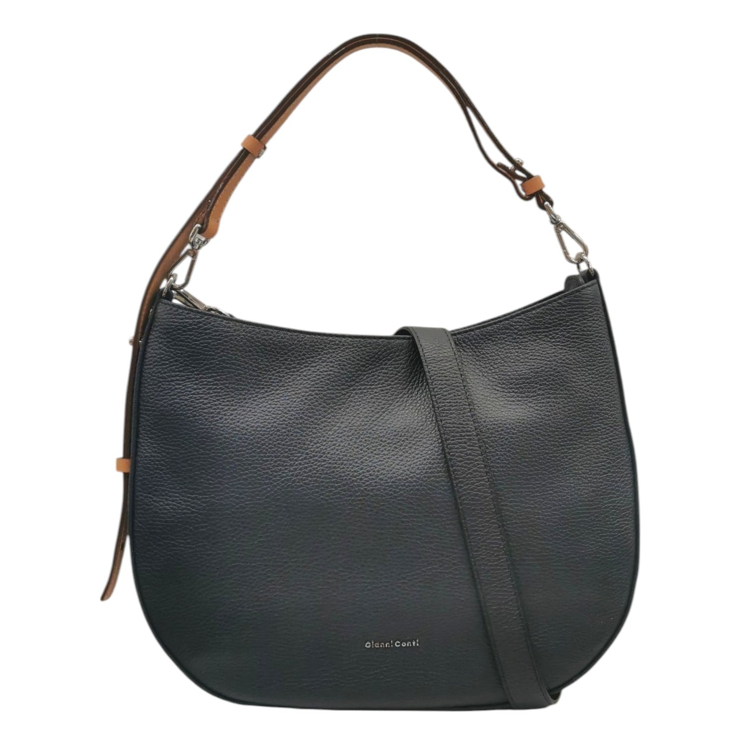 Gianni Conti Borsa a Spalla Linea Valeria Donna in Pelle Blu con Tracolla