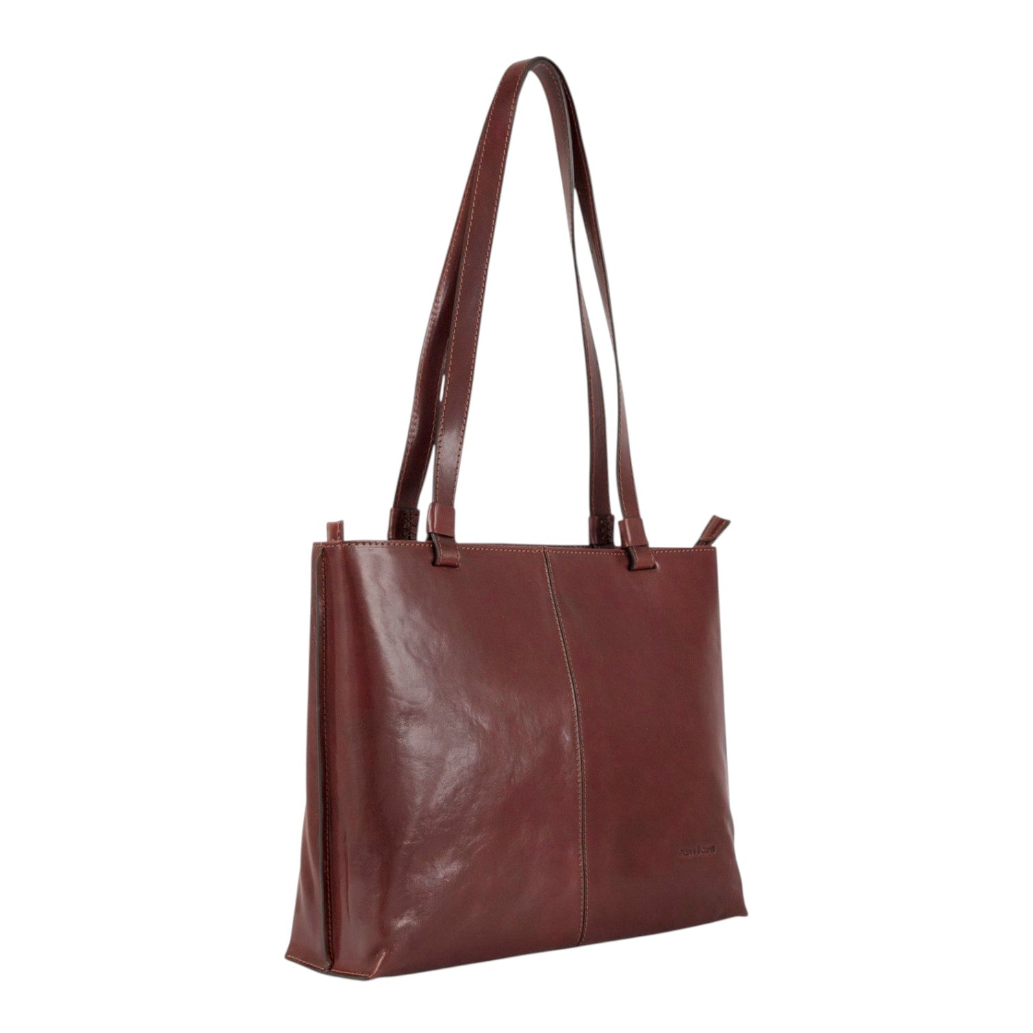Gianni Conti Borsa a Spalla Linea Bea in Pelle Marrone