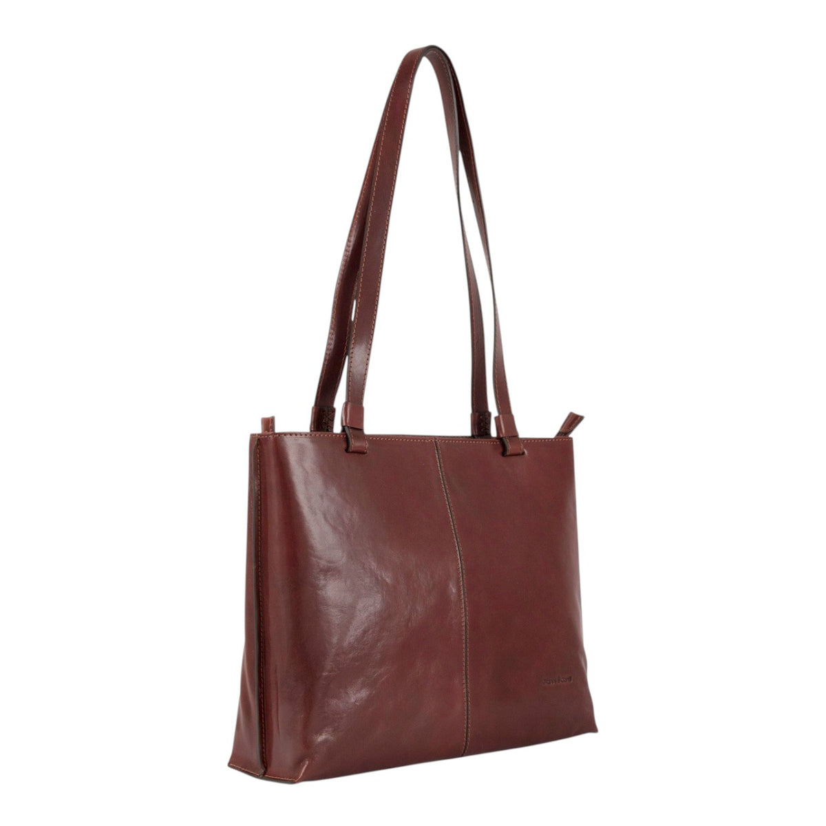 Gianni Conti Borsa a Spalla Linea Bea in Pelle Marrone
