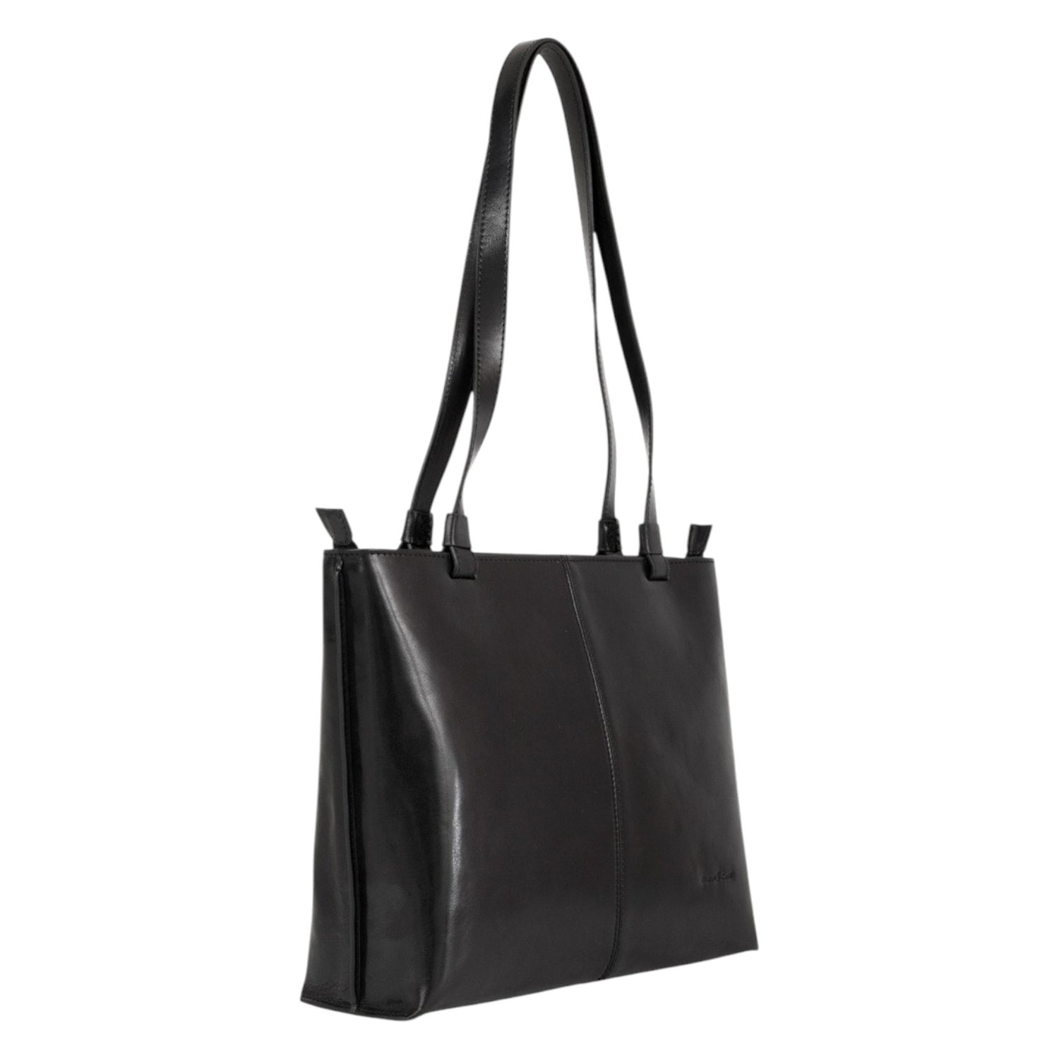 Gianni Conti Borsa a Spalla Linea Bea in Pelle Nera