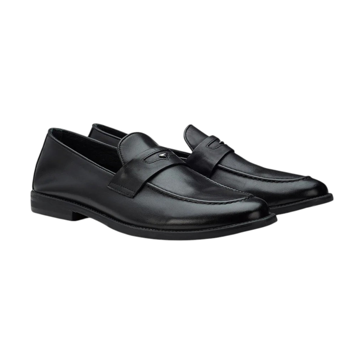 Alberto Guardiani Mocassino Uomo in Pelle Nera