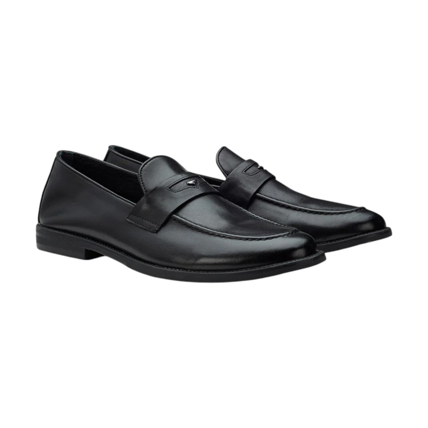 Alberto Guardiani Mocassino Uomo in Pelle Nera