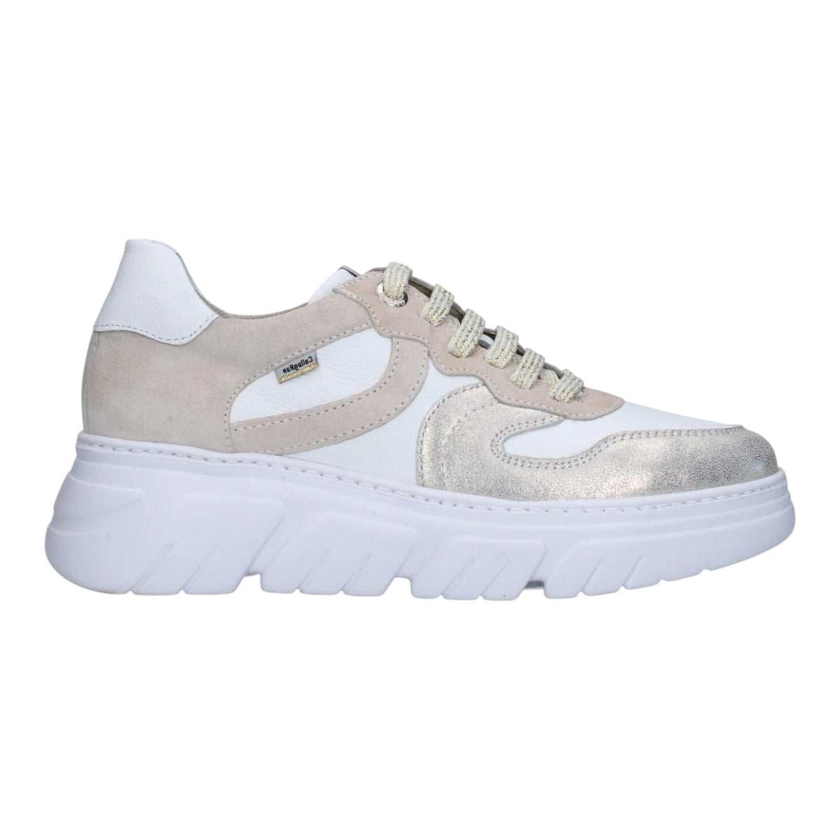 Callaghan Sneakers Bianca Platino Platform da Donna