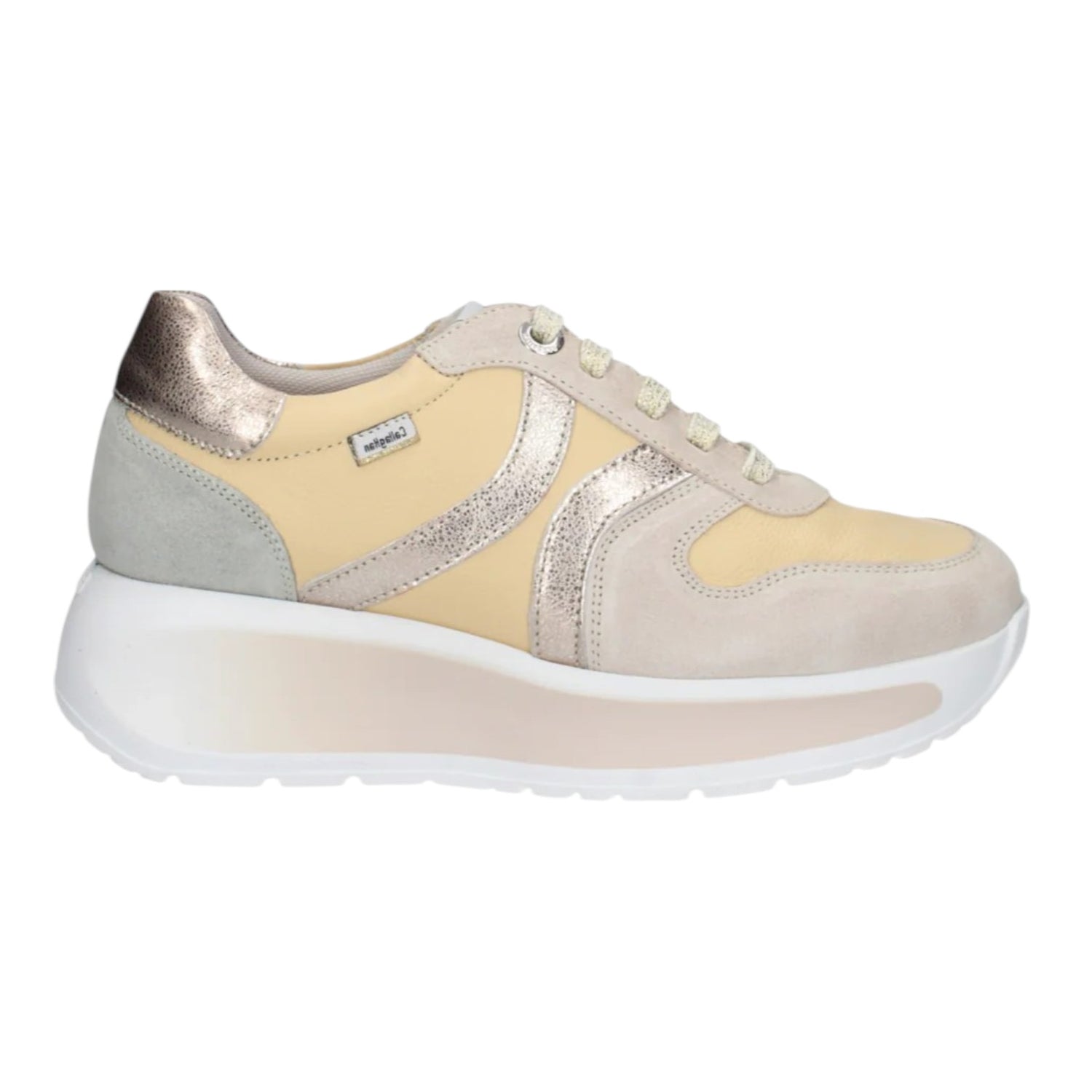 Callaghan Sneakers Avorio Crema con Zeppa da Donna