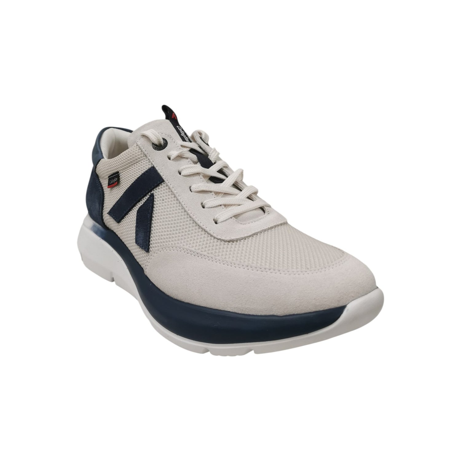 Callaghan Sneakers Uomo in Camoscio e Tessuto Avorio Blu