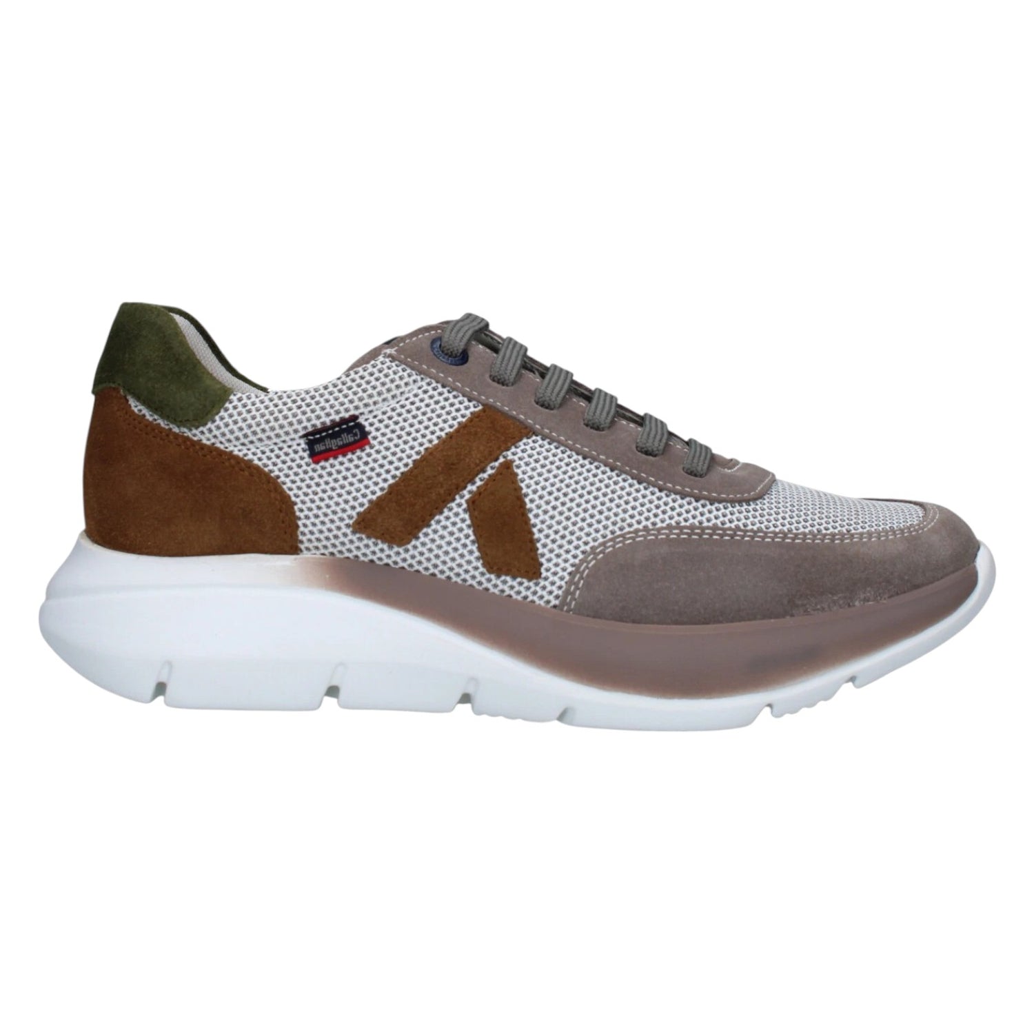 Callaghan Sneakers Grigio Bianco in Camoscio da Uomo