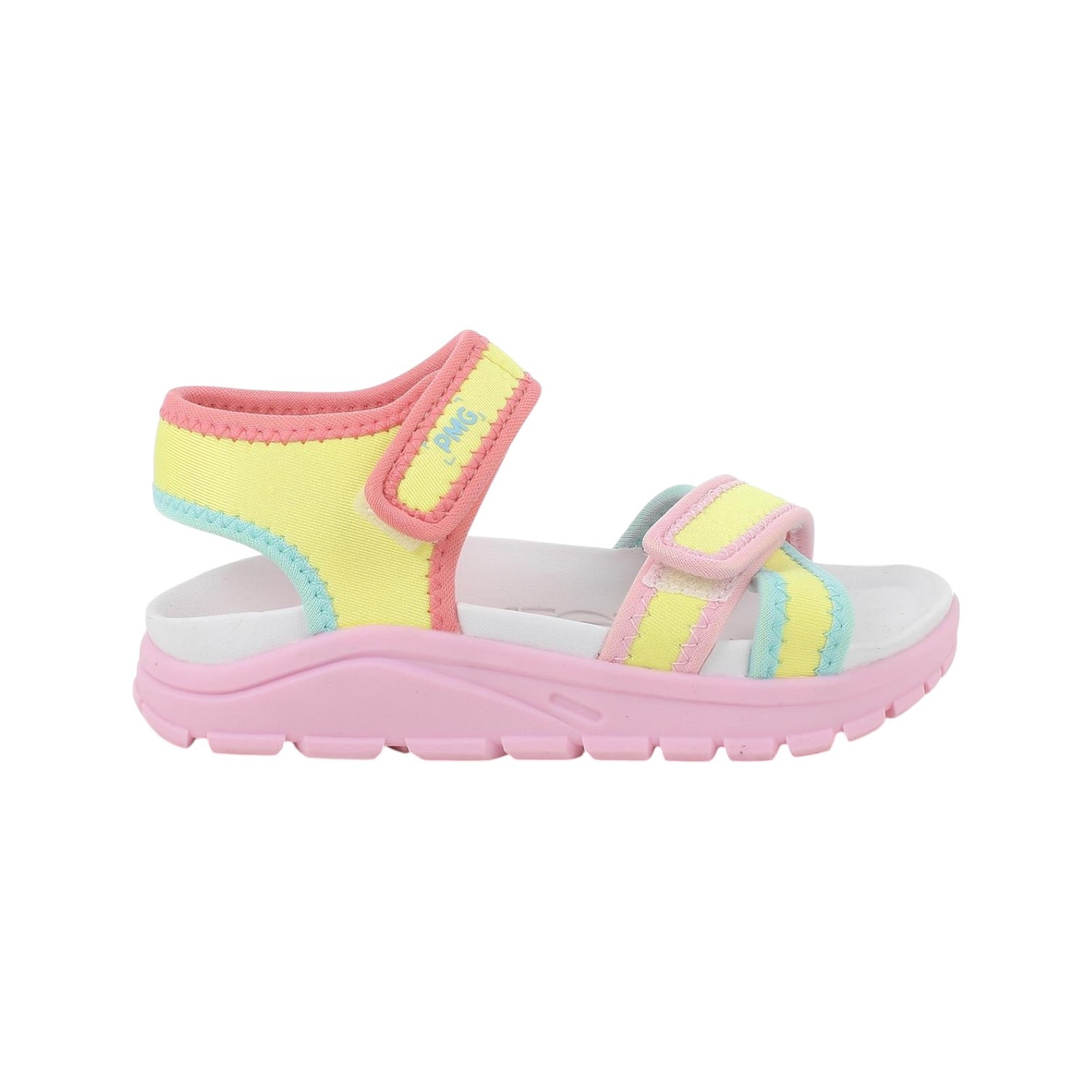 Primigi Sandalo Giallo con Dettagli Rosa da Bambina