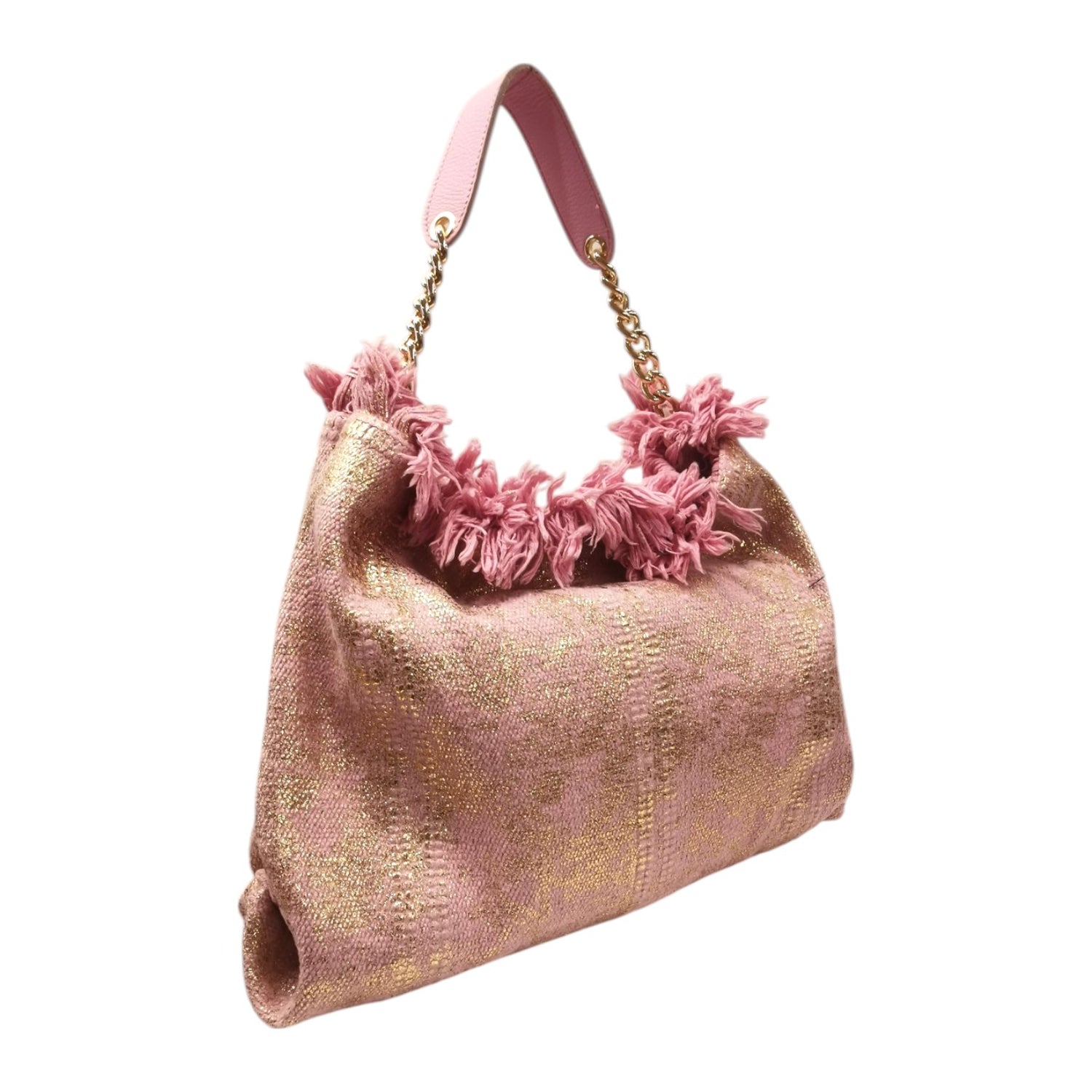 M Brc Sacca Rosa in Tessuto Linea Bikini con Pochette da Donna