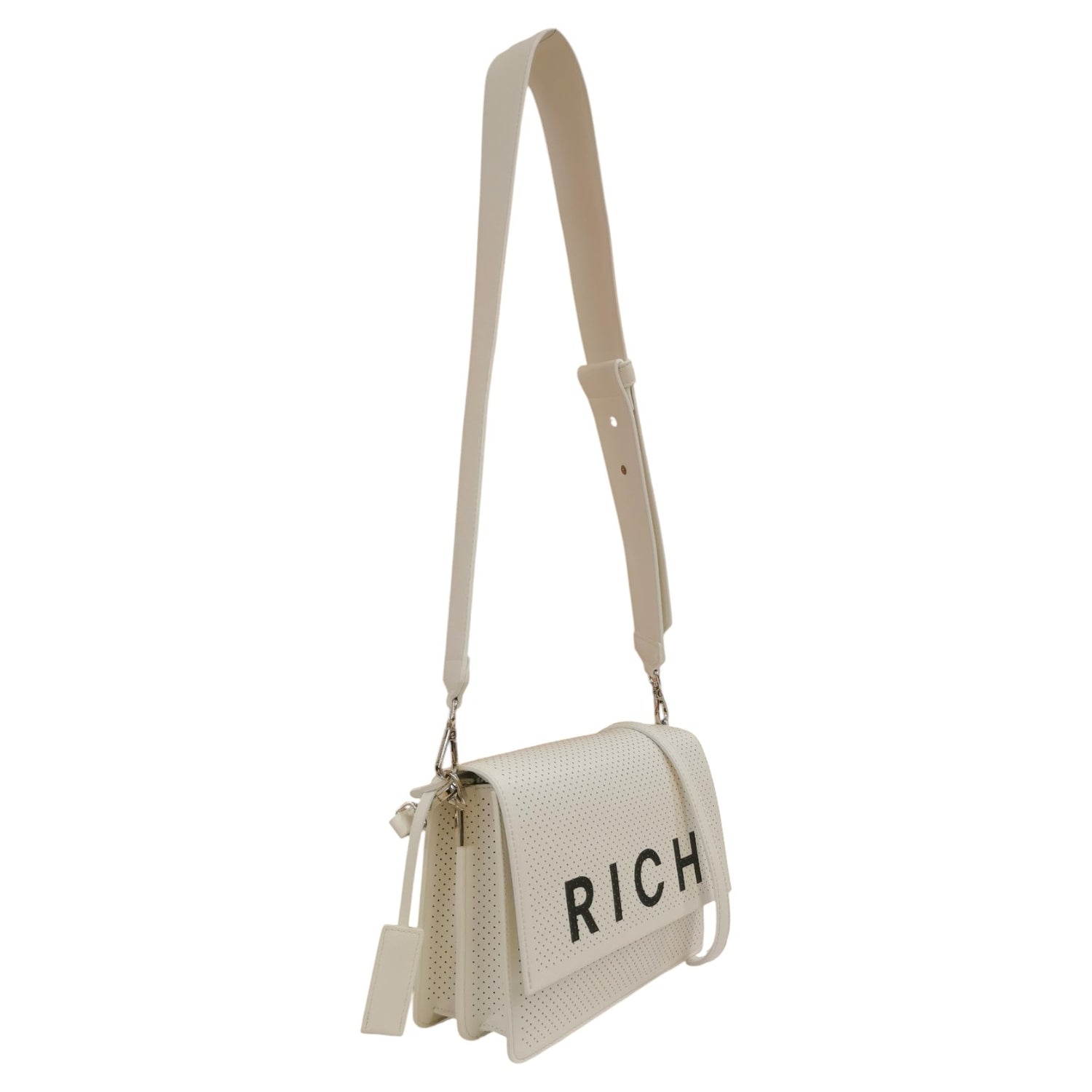 John Richmond Tracollina Bianca Nera Logata da Donna