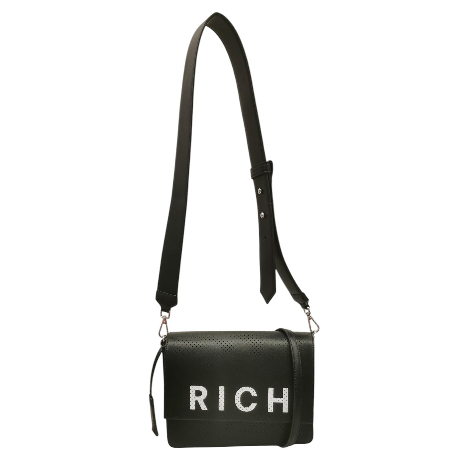 John Richmond Tracollina Nera Bianca Logata da Donna