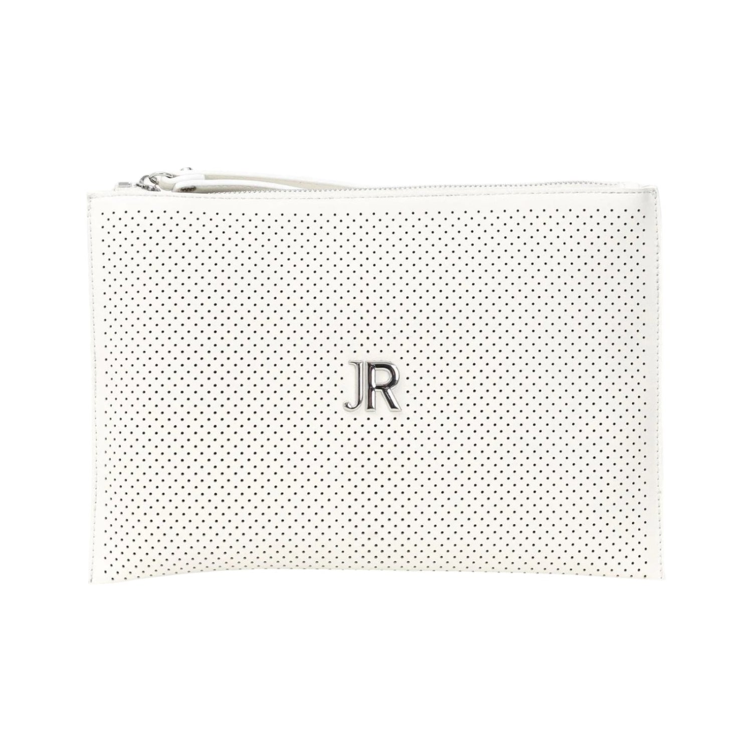 John Richmond Pochette Bianca Traforata da Donna