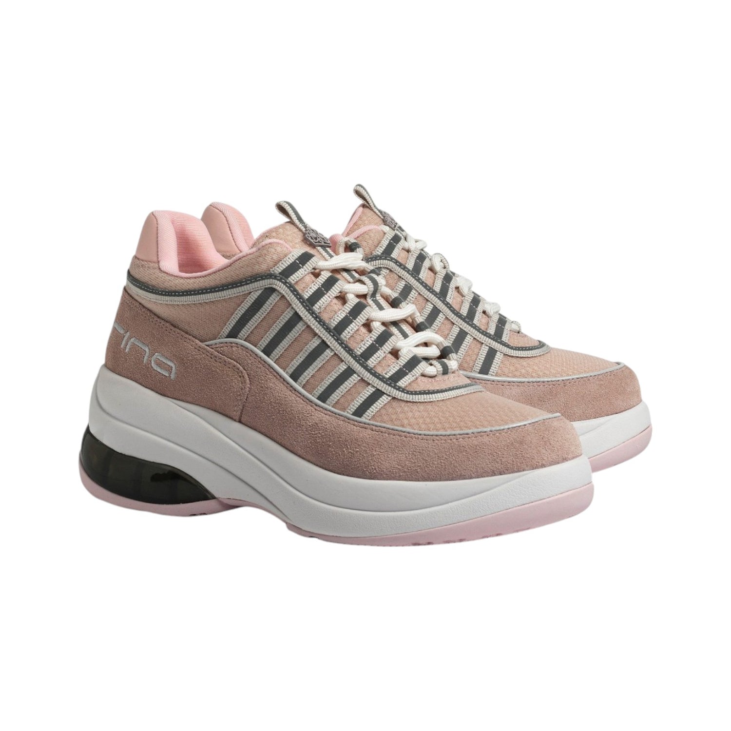 Fornarina Up Sneakers Rosa Platform da Donna