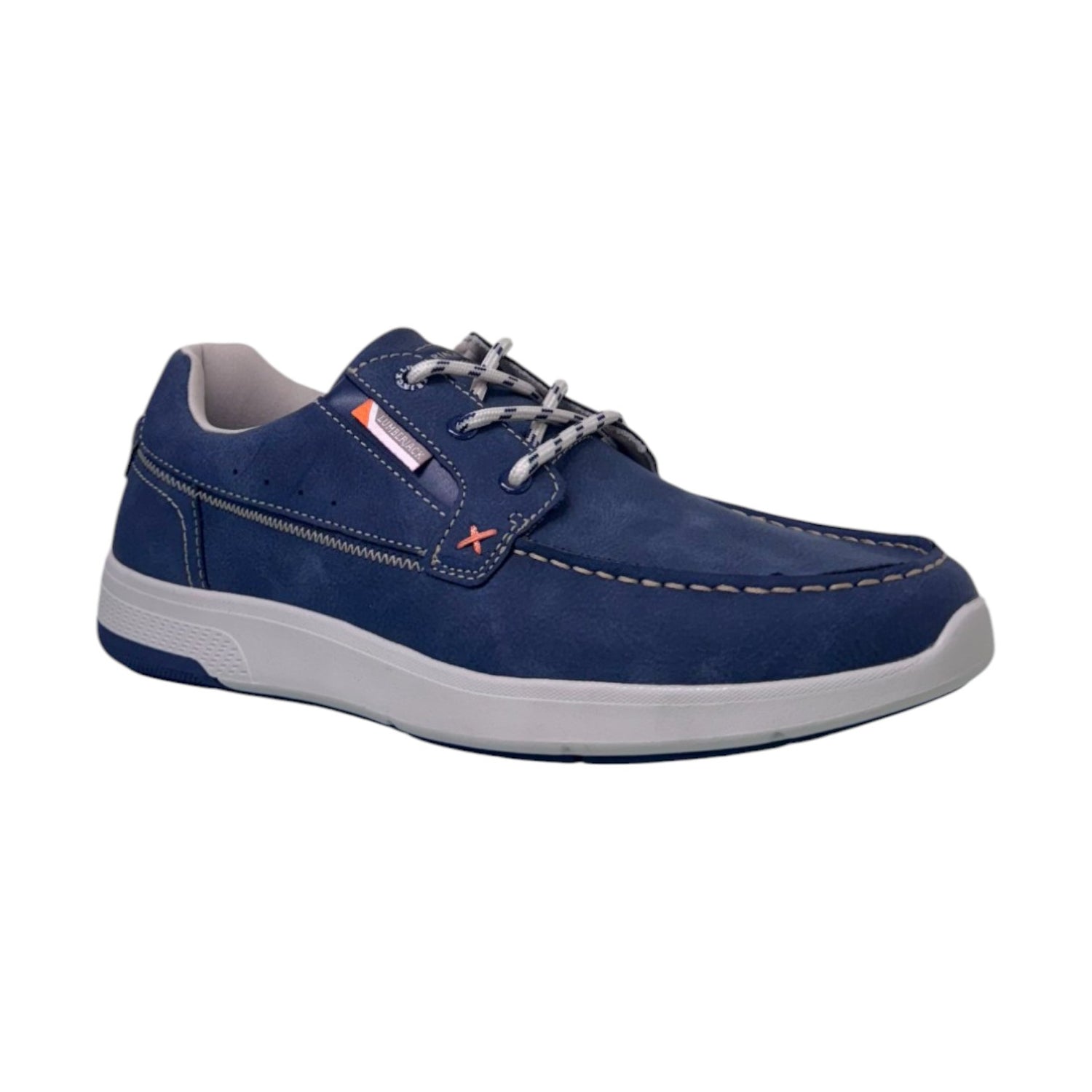 Lumberjack Allacciato Stile Barca Uomo in Nabuck Blu
