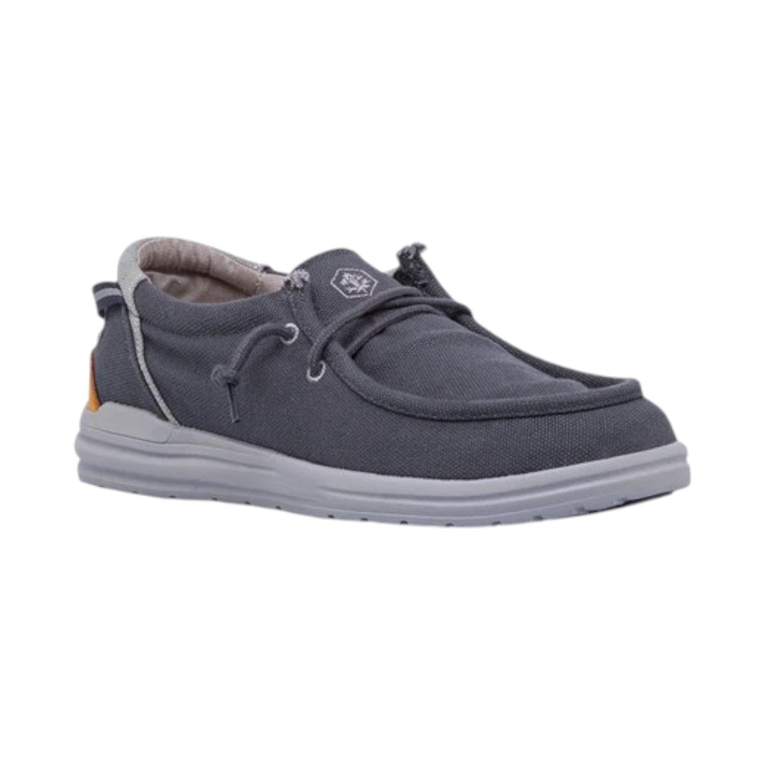 Lumberjack Mocassino Uomo in Tessuto Blu con Lacci Finti