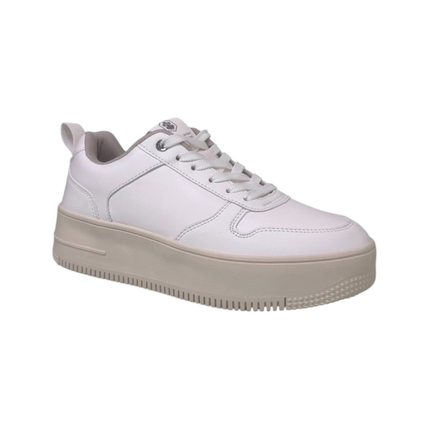 Lumberjack Sneakers Platform Donna in Ecopelle Bianco Sporco