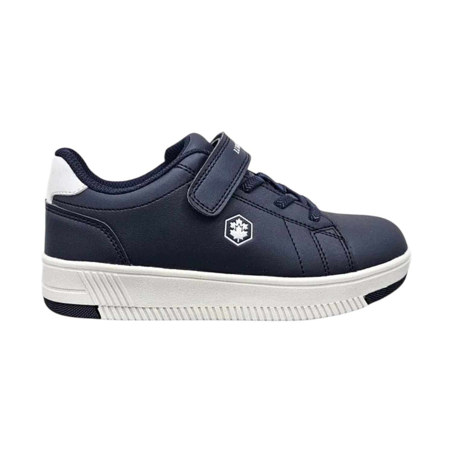 Lumberjack Sneakers Bambino in Ecopelle Blu con Strappo e Lacci Elasticizzati
