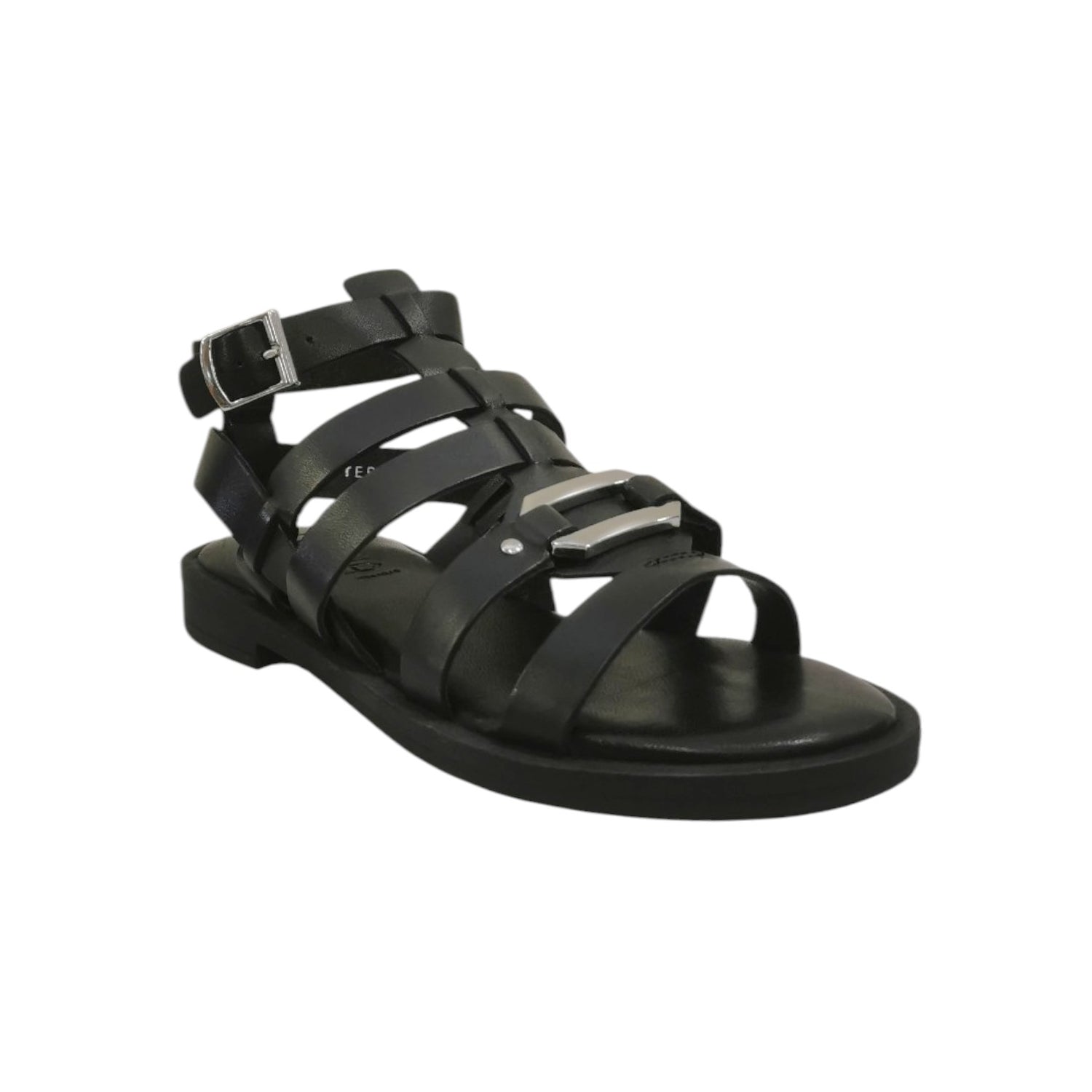 Vueva Sandalo Basso Nero da Donna