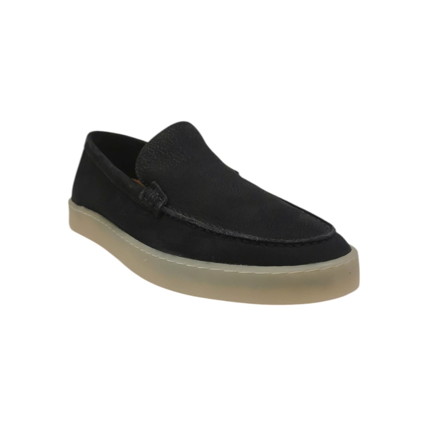 Vueva Mocassino Blu in Nabuck da Uomo