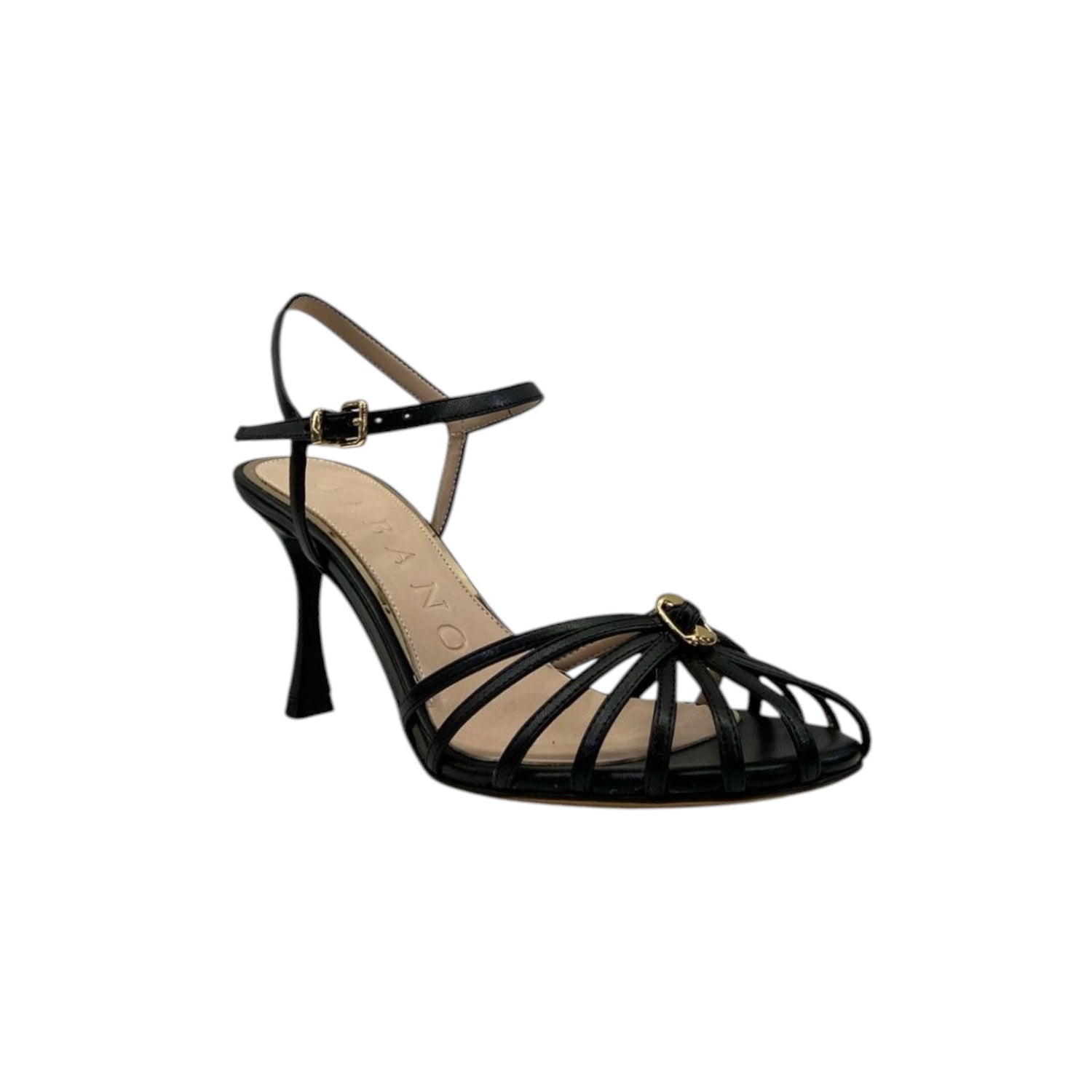 Albano Sandalo Nero a Ragnetto t.8 da Donna