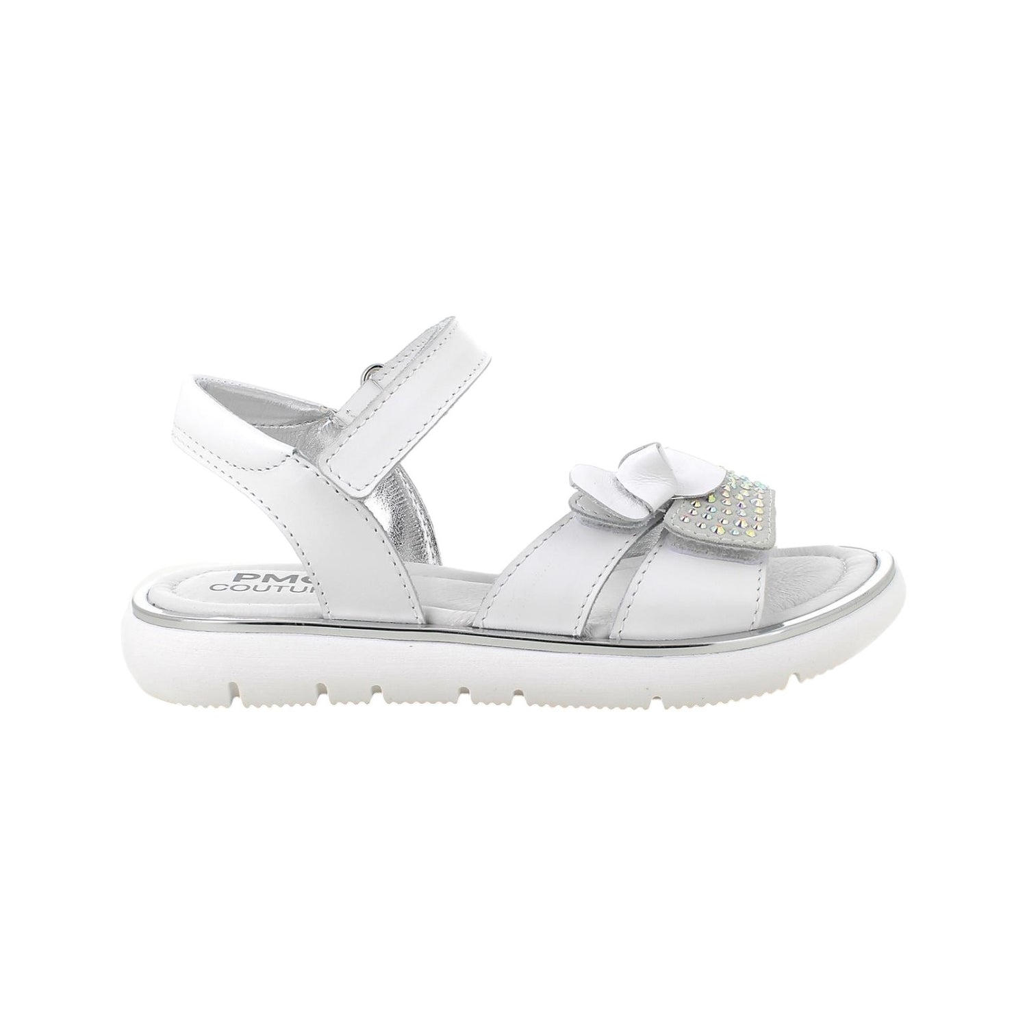 Primigi Sandalo Bianco con Strass e Fiocco da Bambina