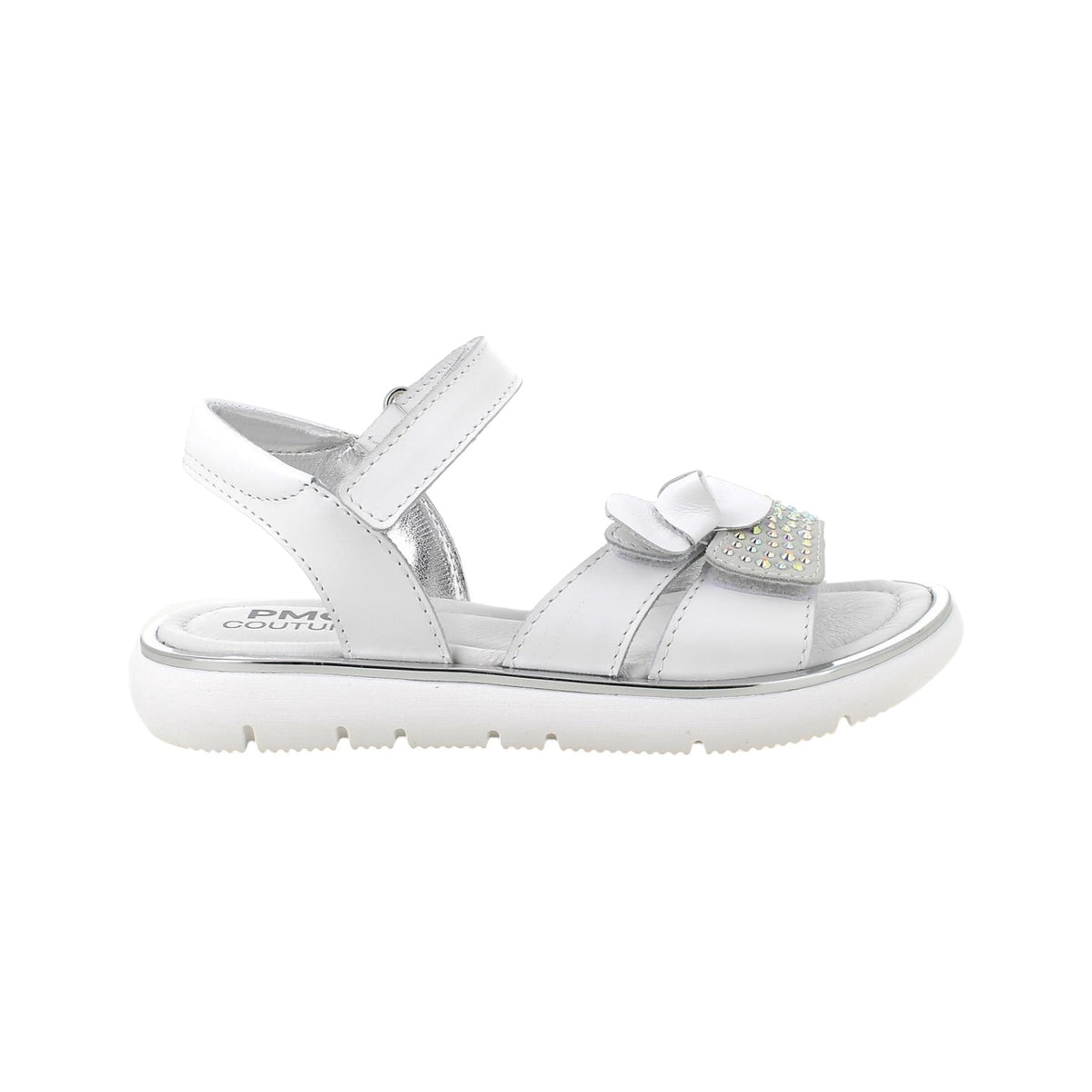 Primigi Sandalo Bianco con Strass e Fiocco da Bambina