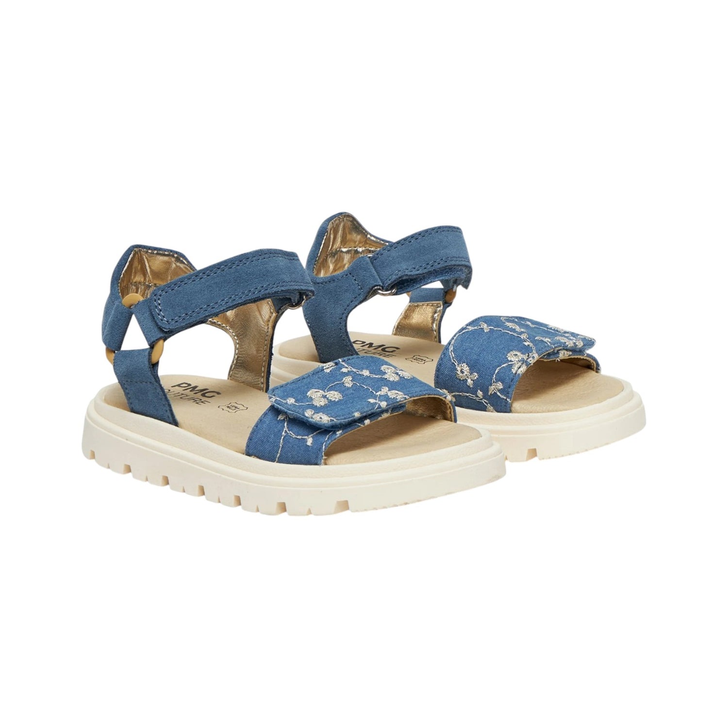 Primigi Sandalo Jeans Tessuto e Camoscio da Donna