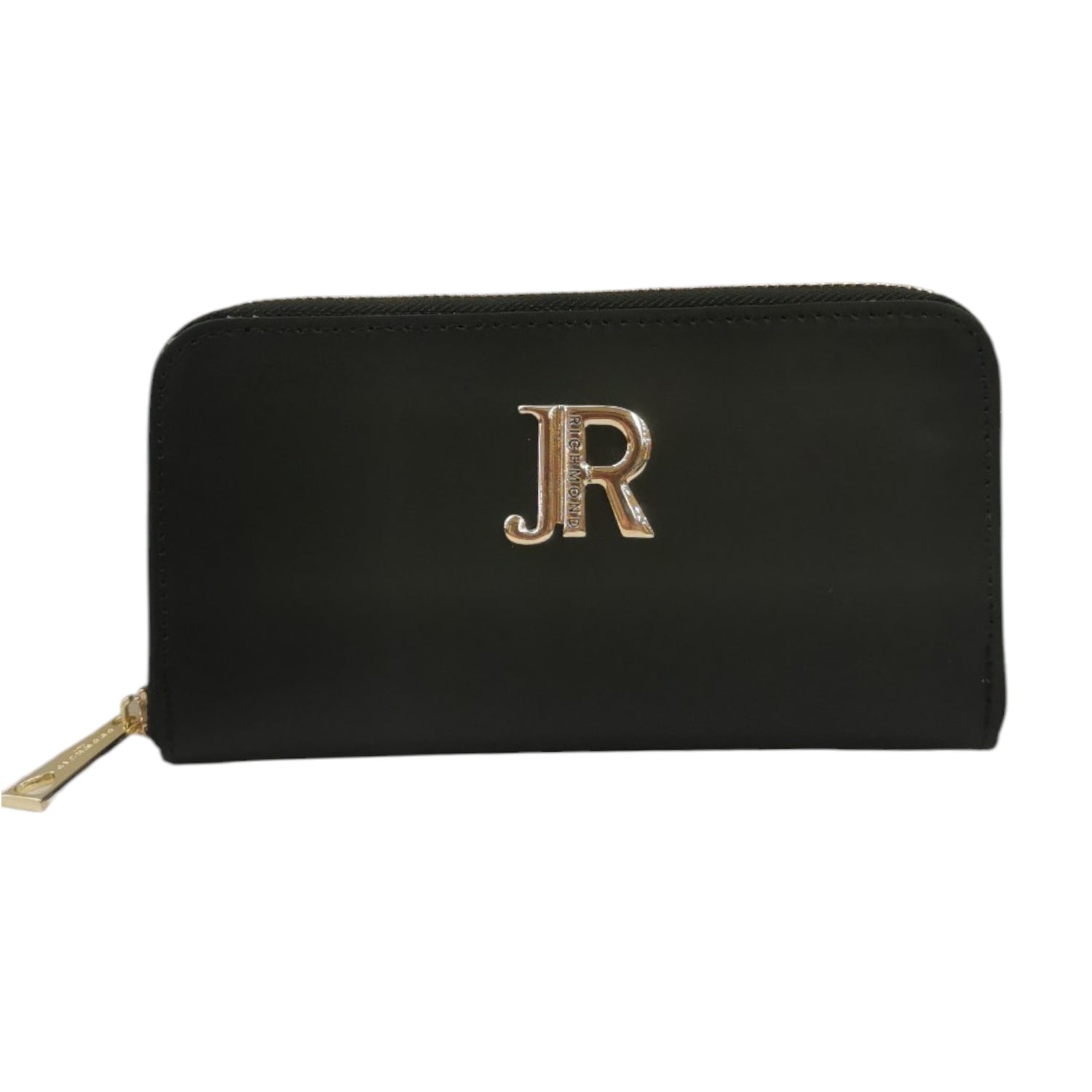 John Richmond Portafoglio Nero Oro in Pelle da Donna