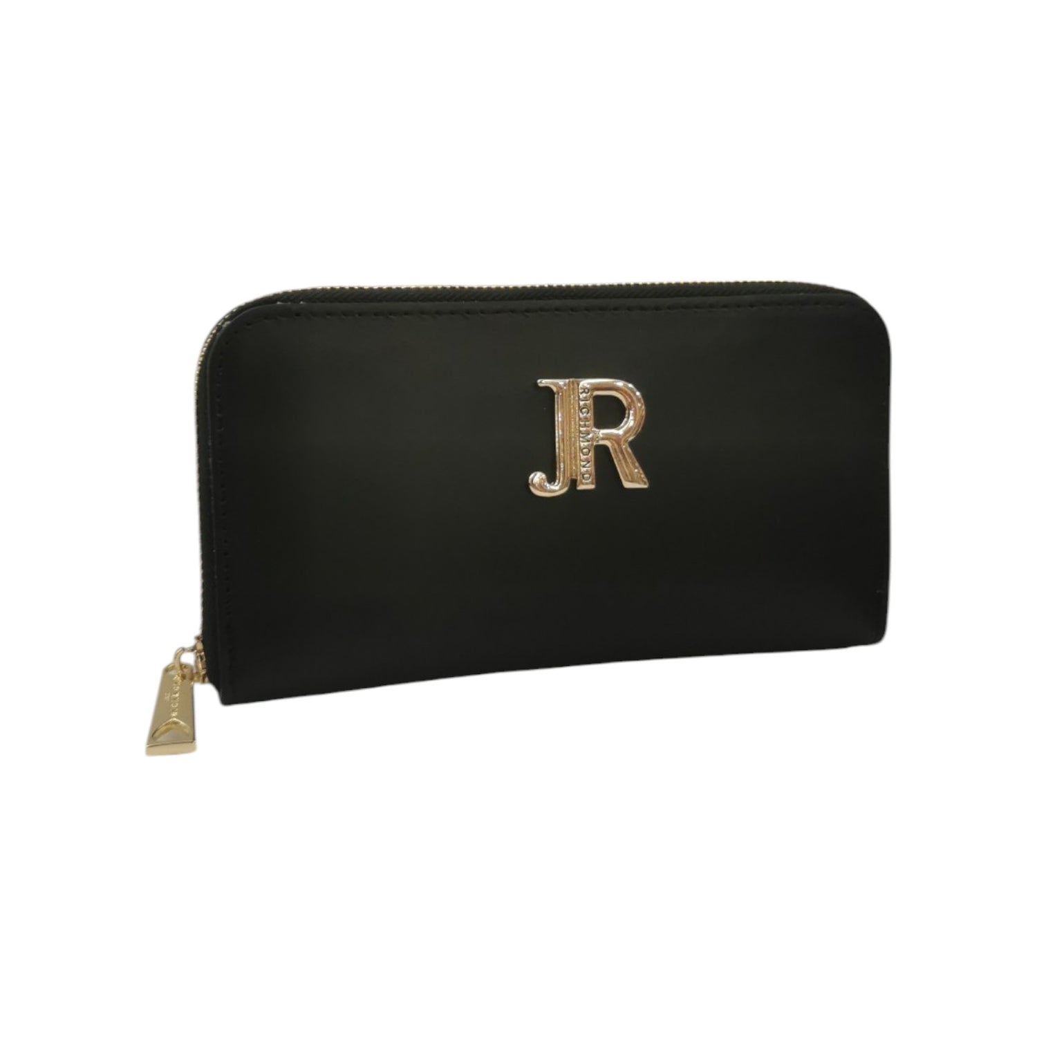 John Richmond Portafoglio Nero Oro in Pelle da Donna