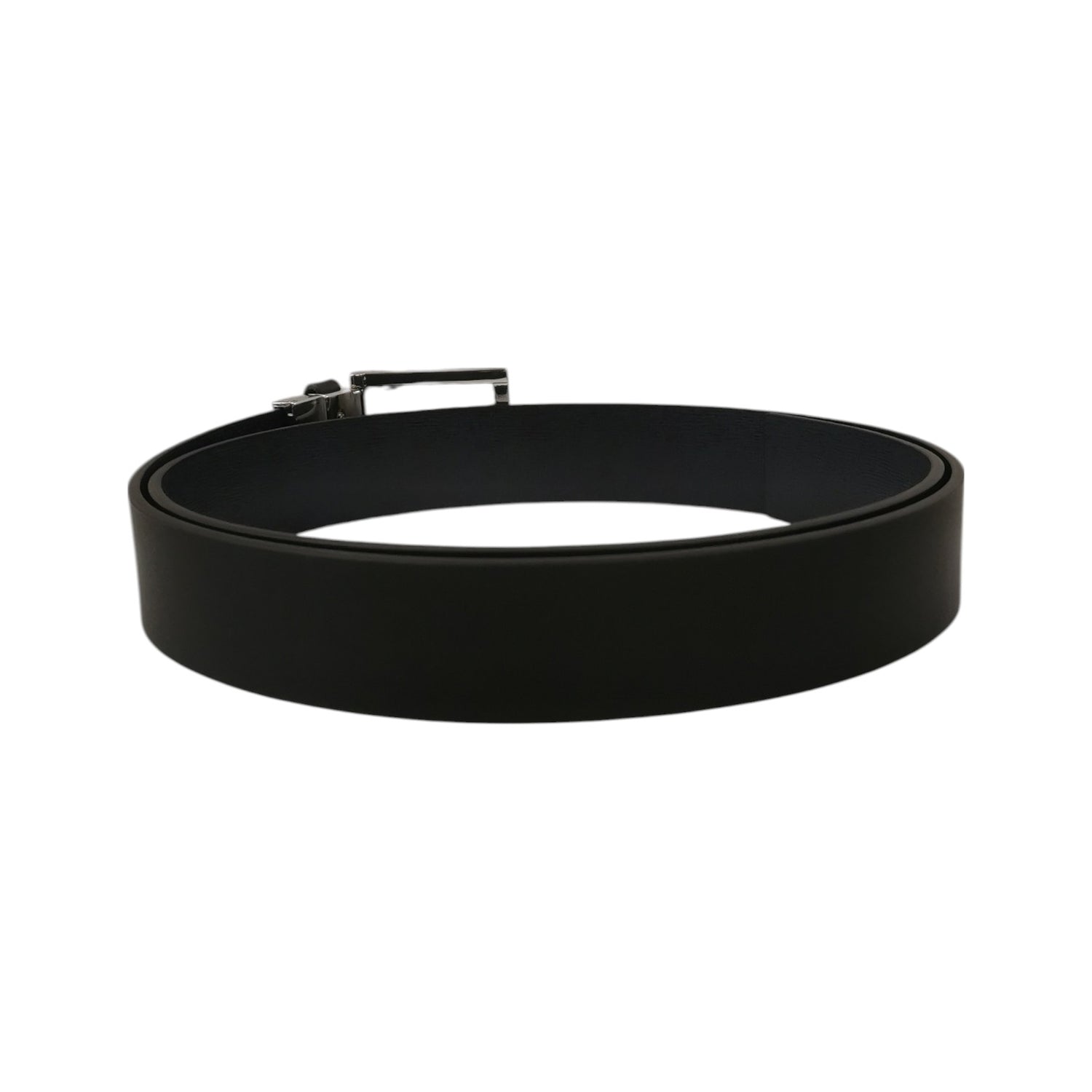 John Richmond Cintura Nera Blu in Pelle da Uomo