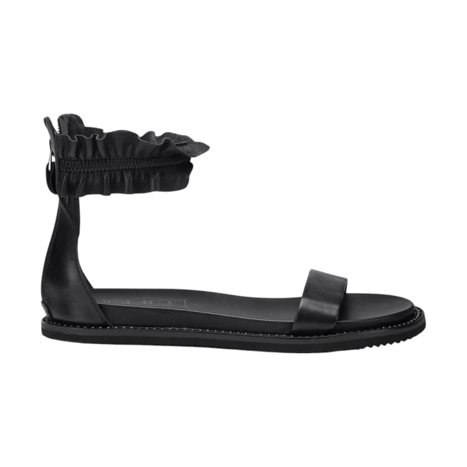 Cult Sandalo Nero con Rouches da Donna