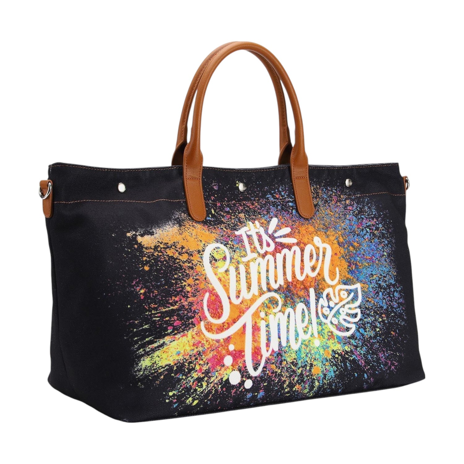 Ynot? Shopping Spray Linea Mare Donna in Tessuto Bianco con Tracolla