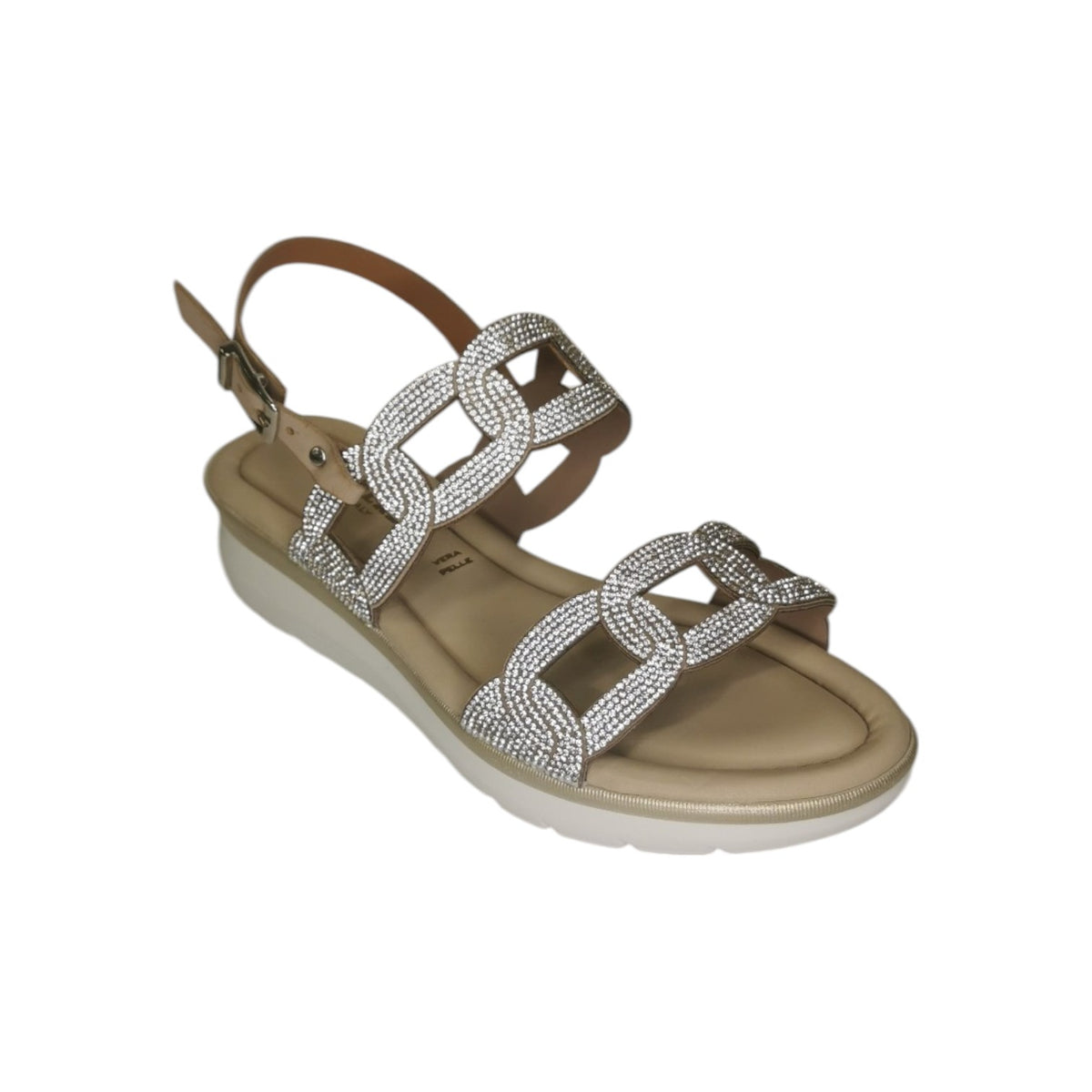 Valleverde Sandalo Cristallo con Strass da Donna
