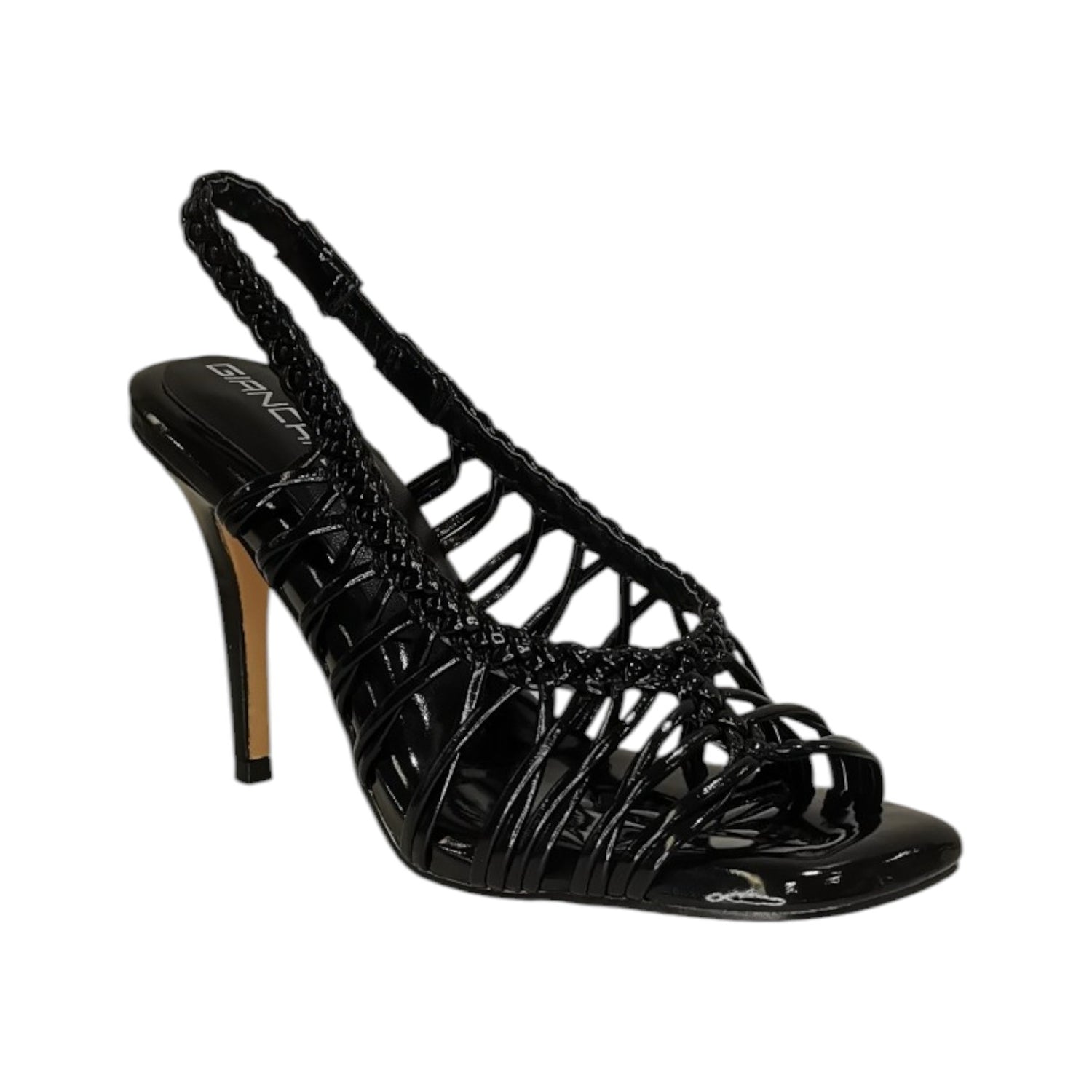 Giancarlo Paoli Sandalo Nero Laminata t.10 da Donna