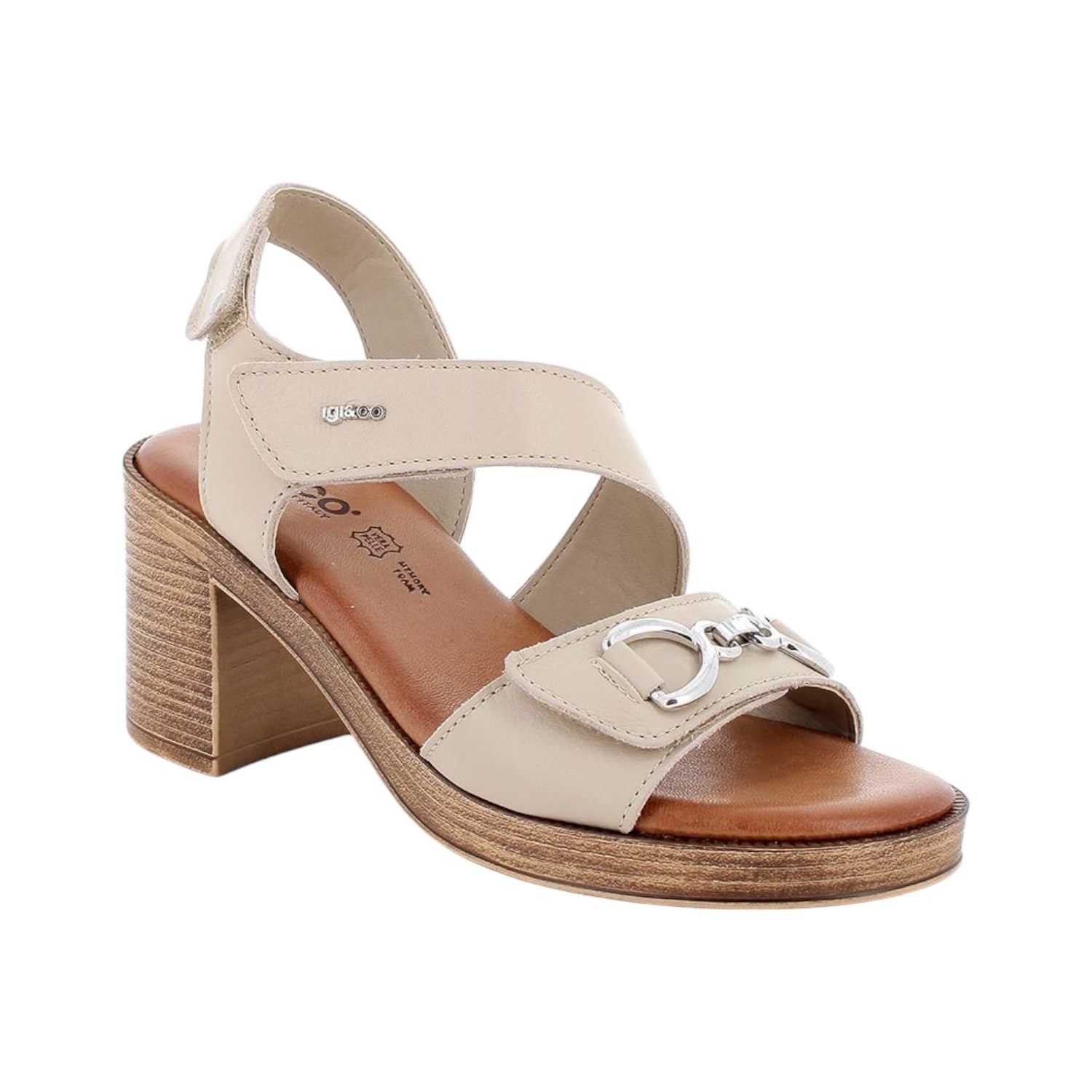 Igi&Co Sandalo Burro con Triplo Strappo t.7 da Donna
