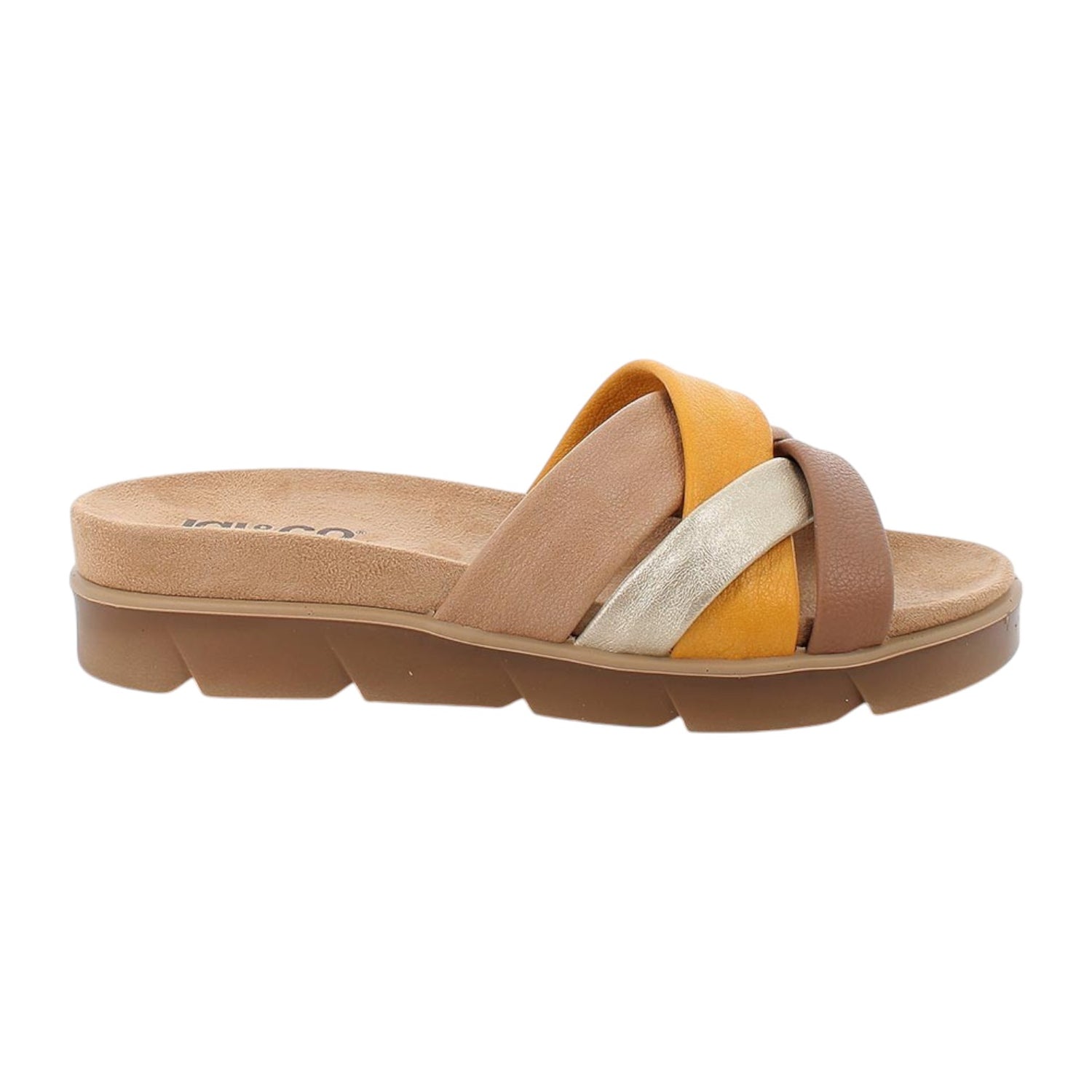 Igi&Co Ciabatta Giallo Cuoio da Donna