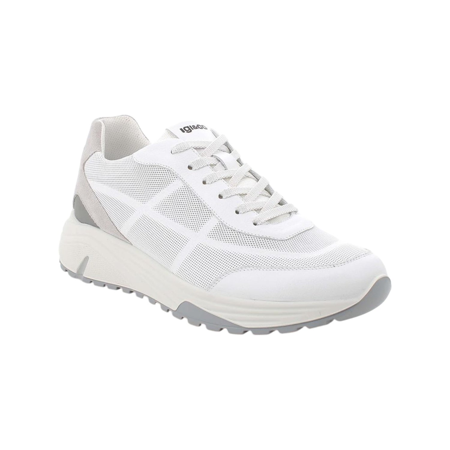 Igi&Co Sneakers Bianca in Pelle da Uomo