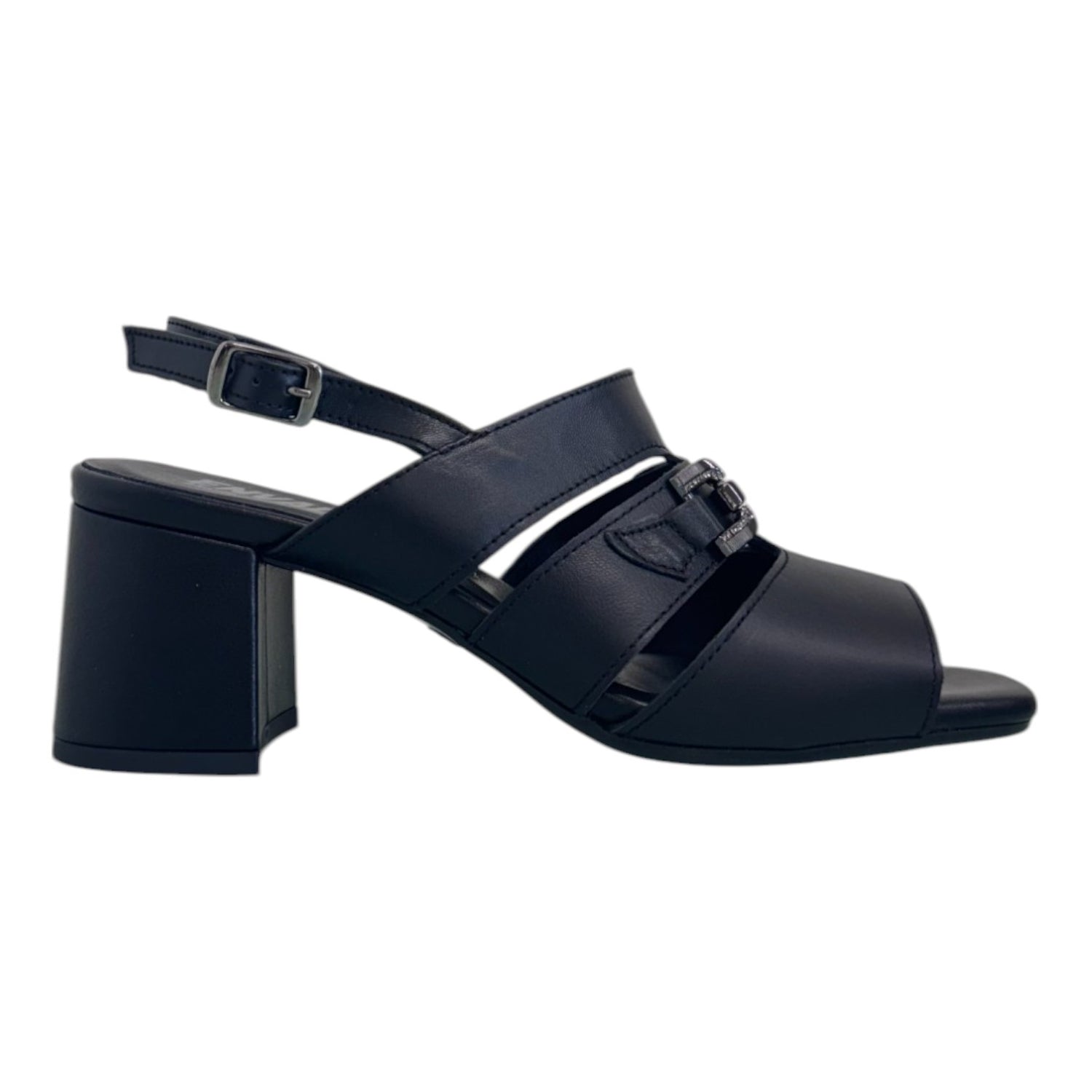Enval Soft Sandalo Nero con Morsetto t.7 da Donna