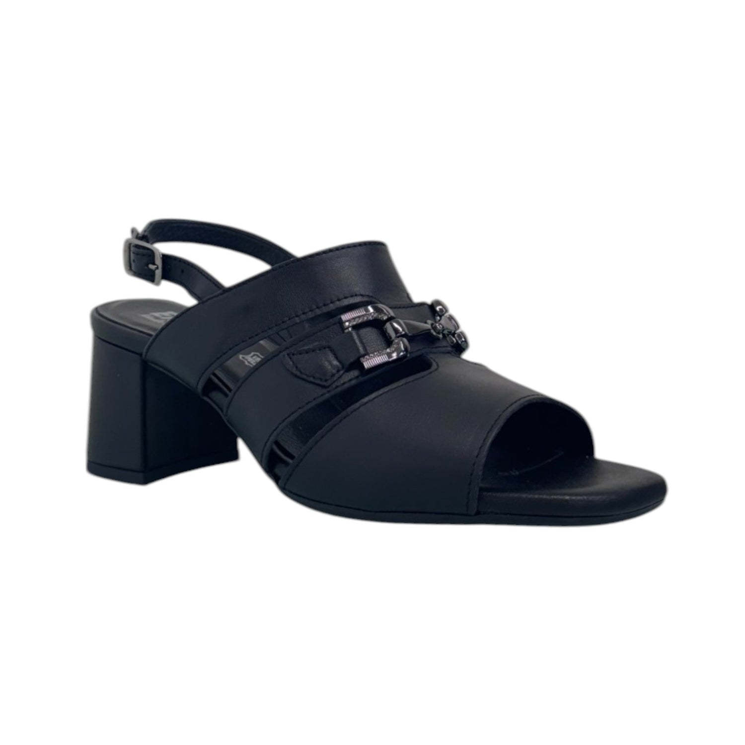 Enval Soft Sandalo Nero con Morsetto t.7 da Donna