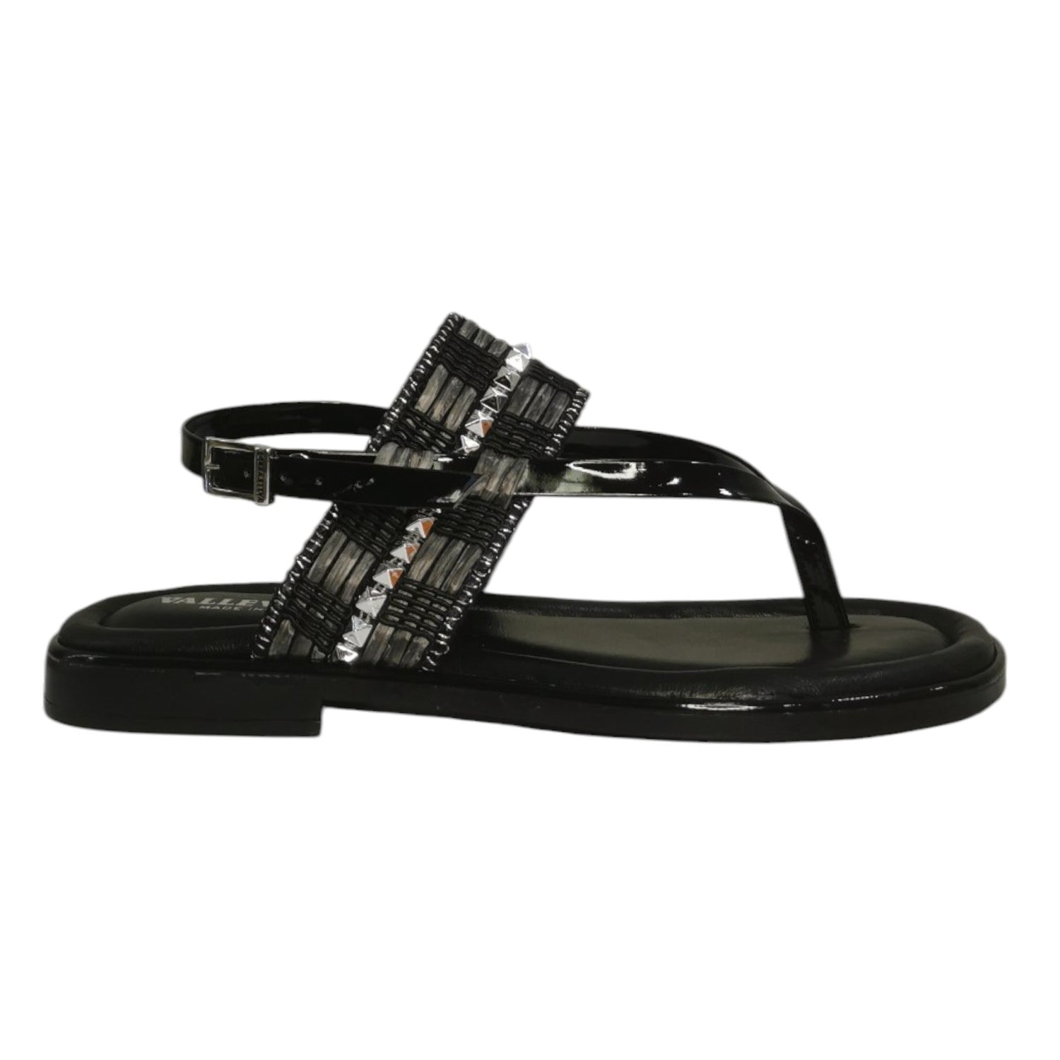 Valleverde Infradito Basso Nero da Donna