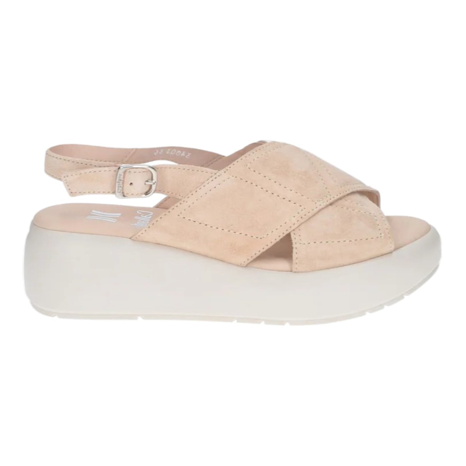 Callaghan Sandalo Rosa in Camoscio con Zeppa da Donna