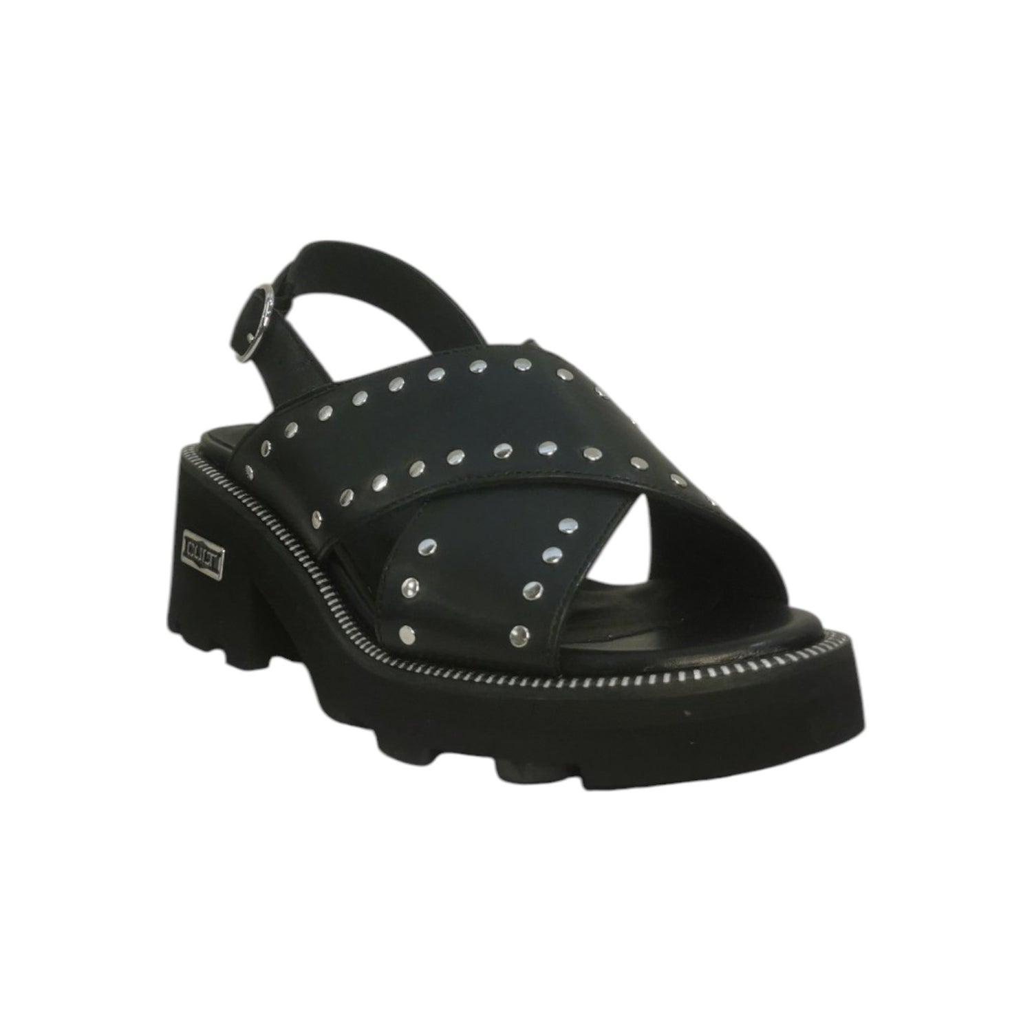 Cult Sandalo Nero con Borchie t.5 da Donna