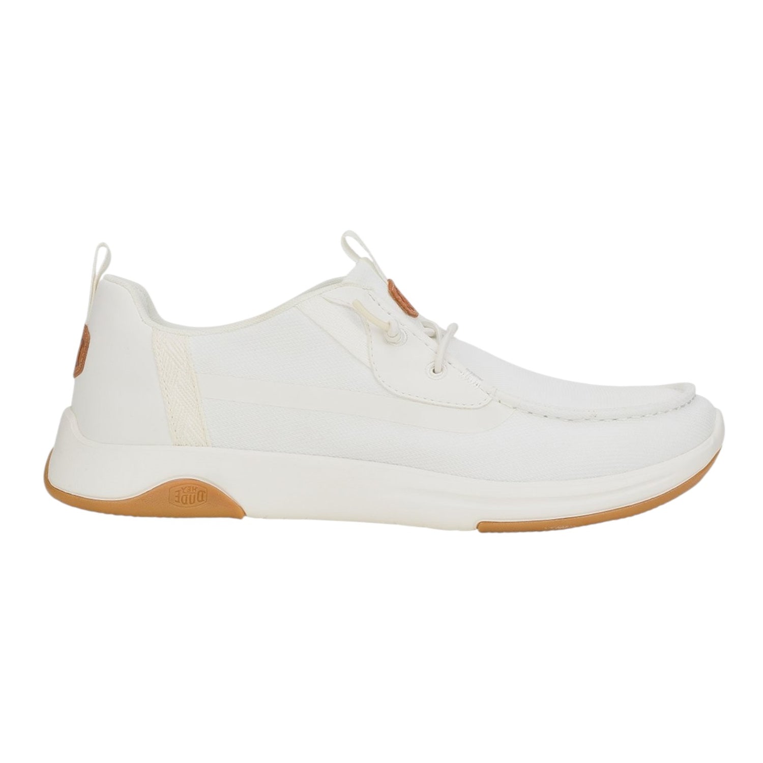 Hey Dude Wally Drift Mesh Slip On Uomo in Tessuto e Ecopelle Bianco