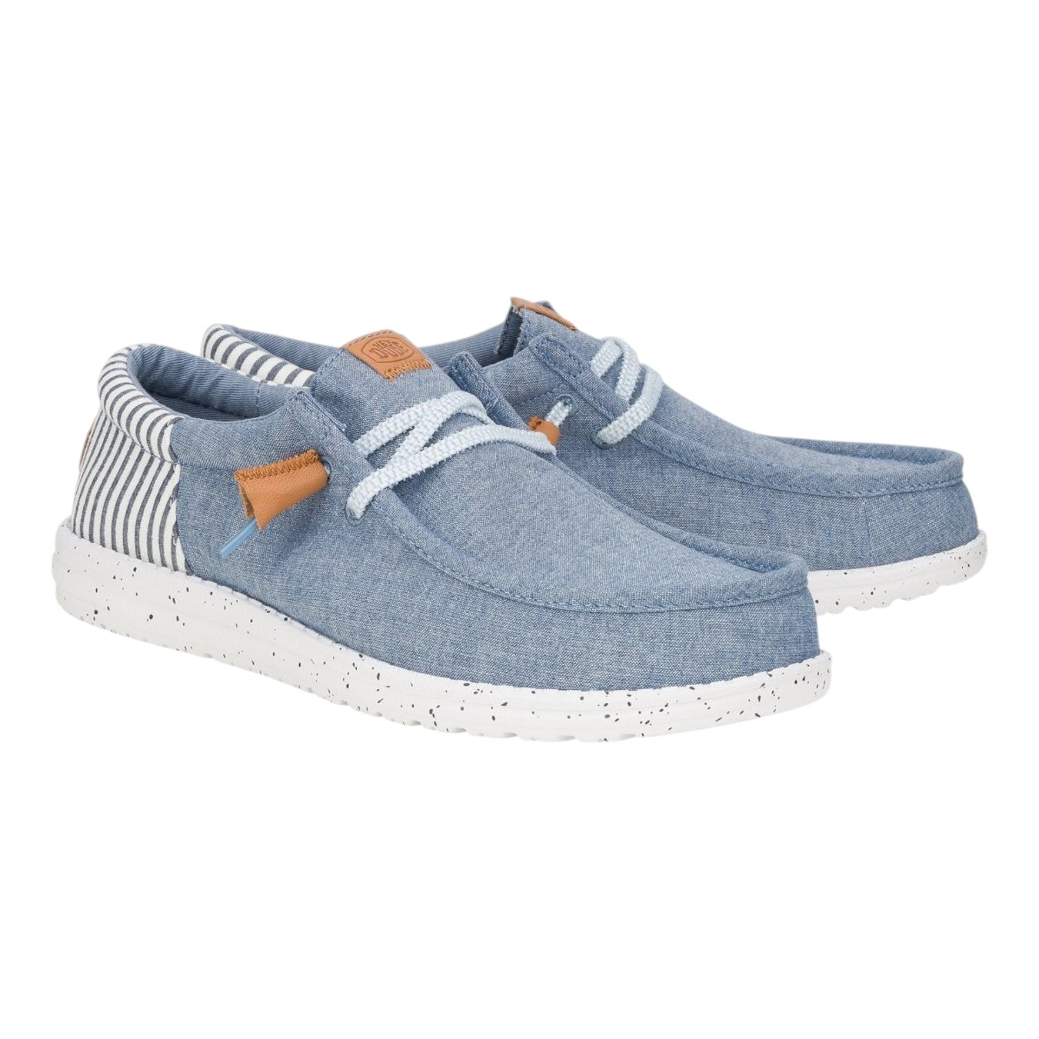 Hey Dude Wally Funk Nu Prep Slip On Uomo in Tessuto Denim
