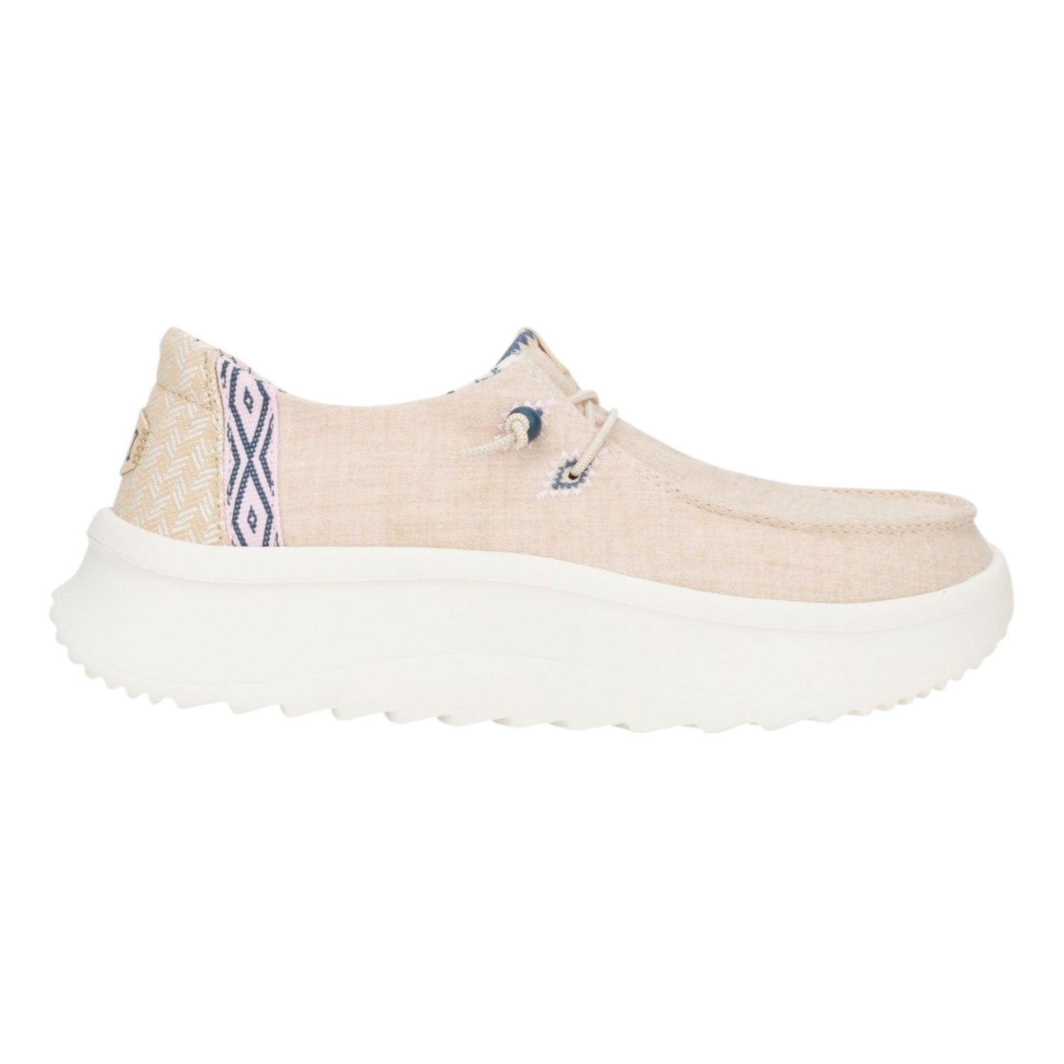 Hey Dude Peak Chambray Woven Slip On Donna in Tessuto Beige