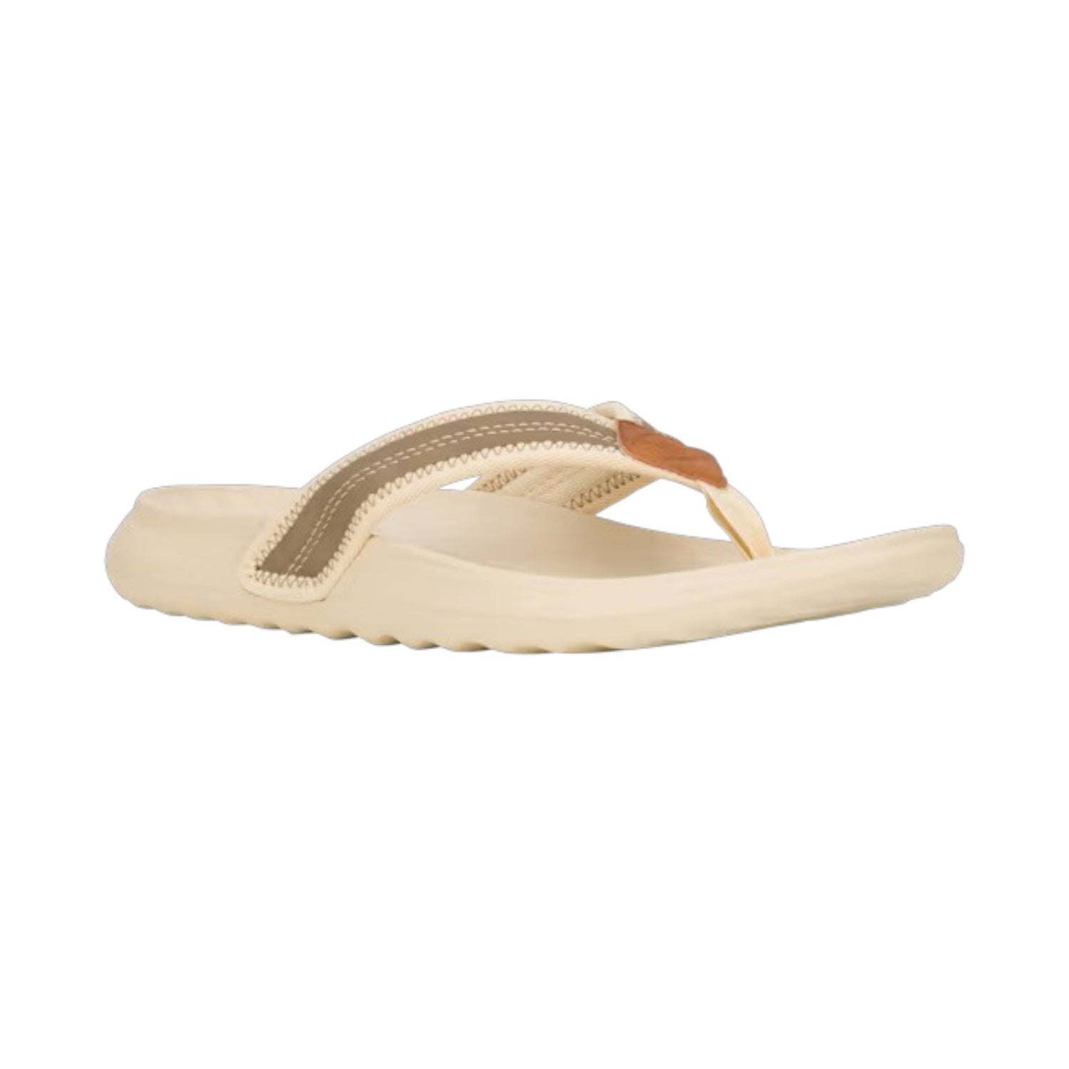 Hey Dude Myers Flip Classic Infradito Uomo in Tessuto e Ecopelle Beige