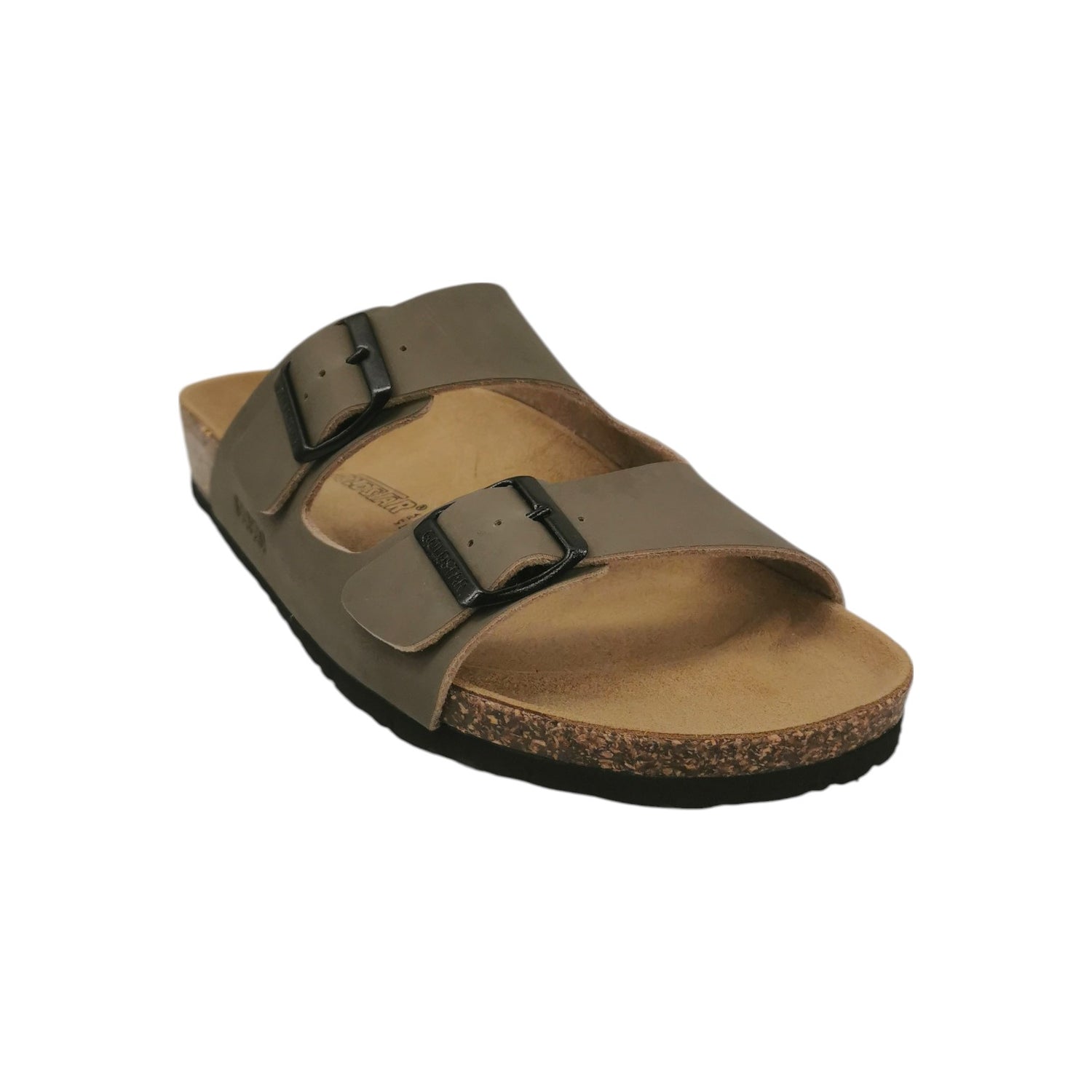 GoldStar Ciabatta Tortora con Doppia Fibbia da Uomo