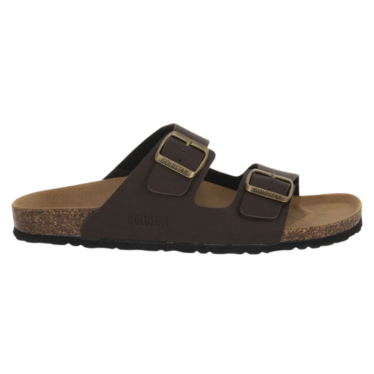 GoldStar Ciabatta Marrone con Doppia Fibbia da Uomo