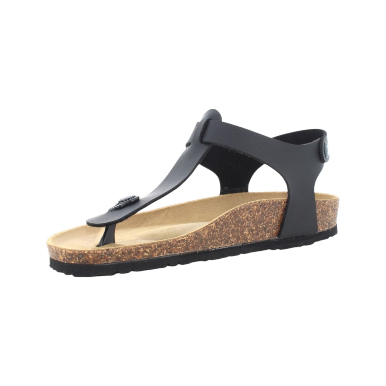 GoldStar Infradito Uomo Nero con Fibbia